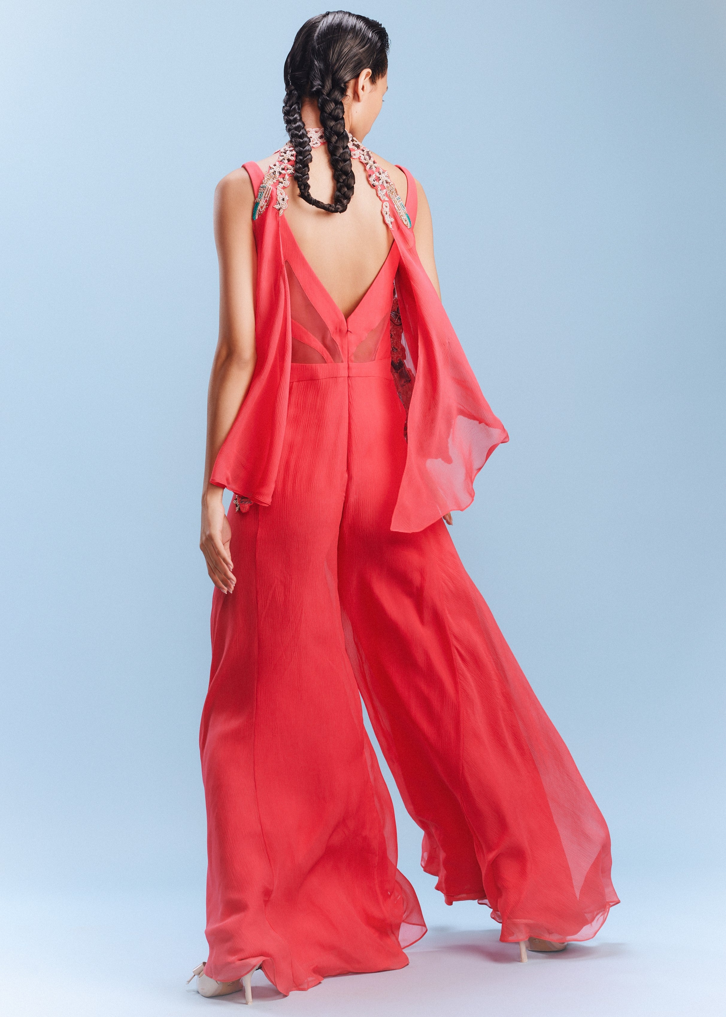 Nera Chiffon Jumpsuit