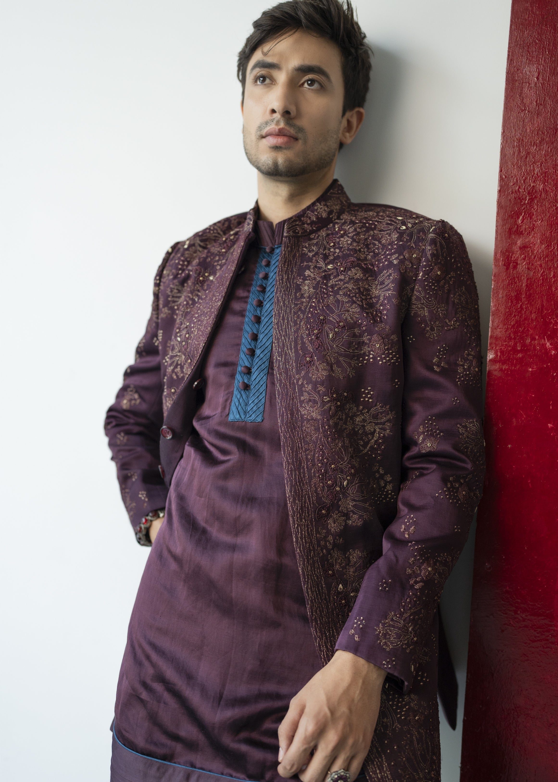 Jewel Orchid Kurta Set