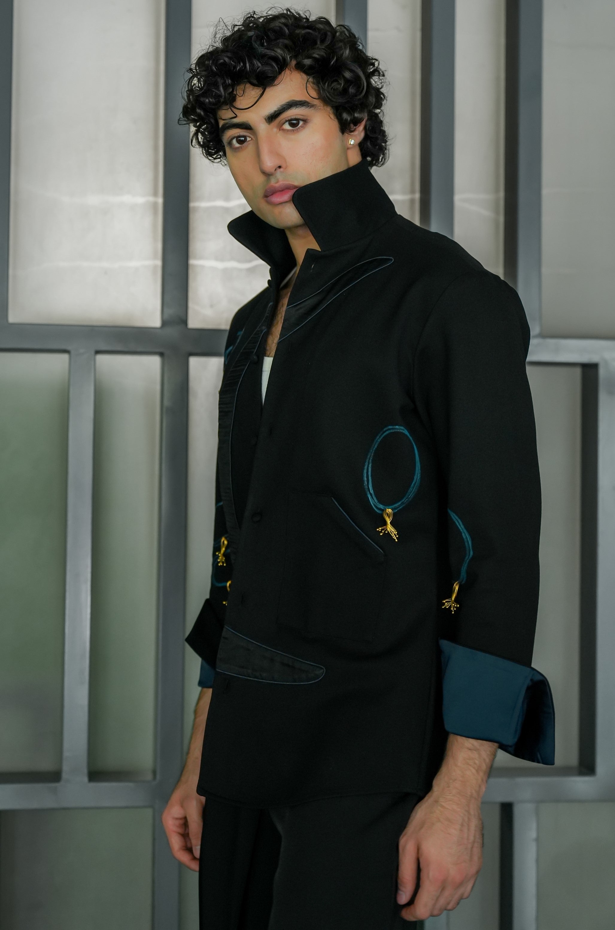 Black Allay Shacket Set