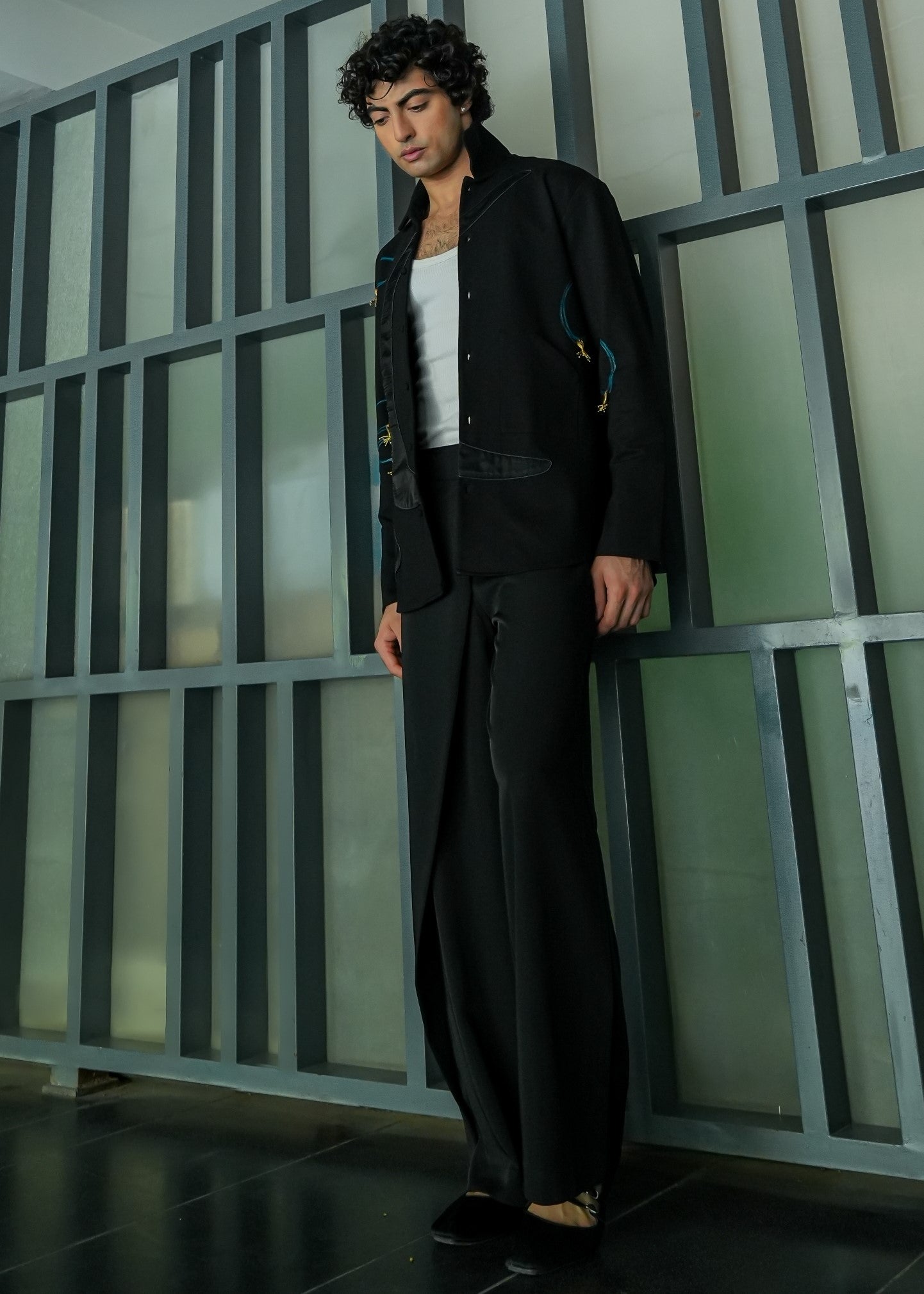Black Allay Shacket Set