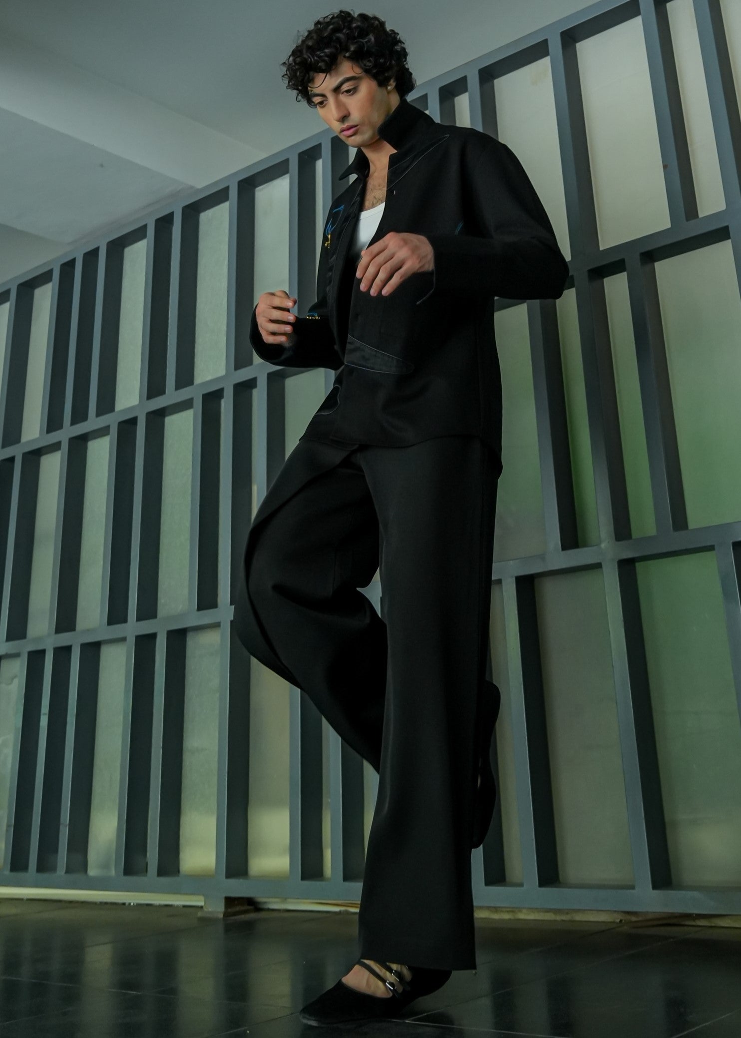 Black Allay Shacket Set
