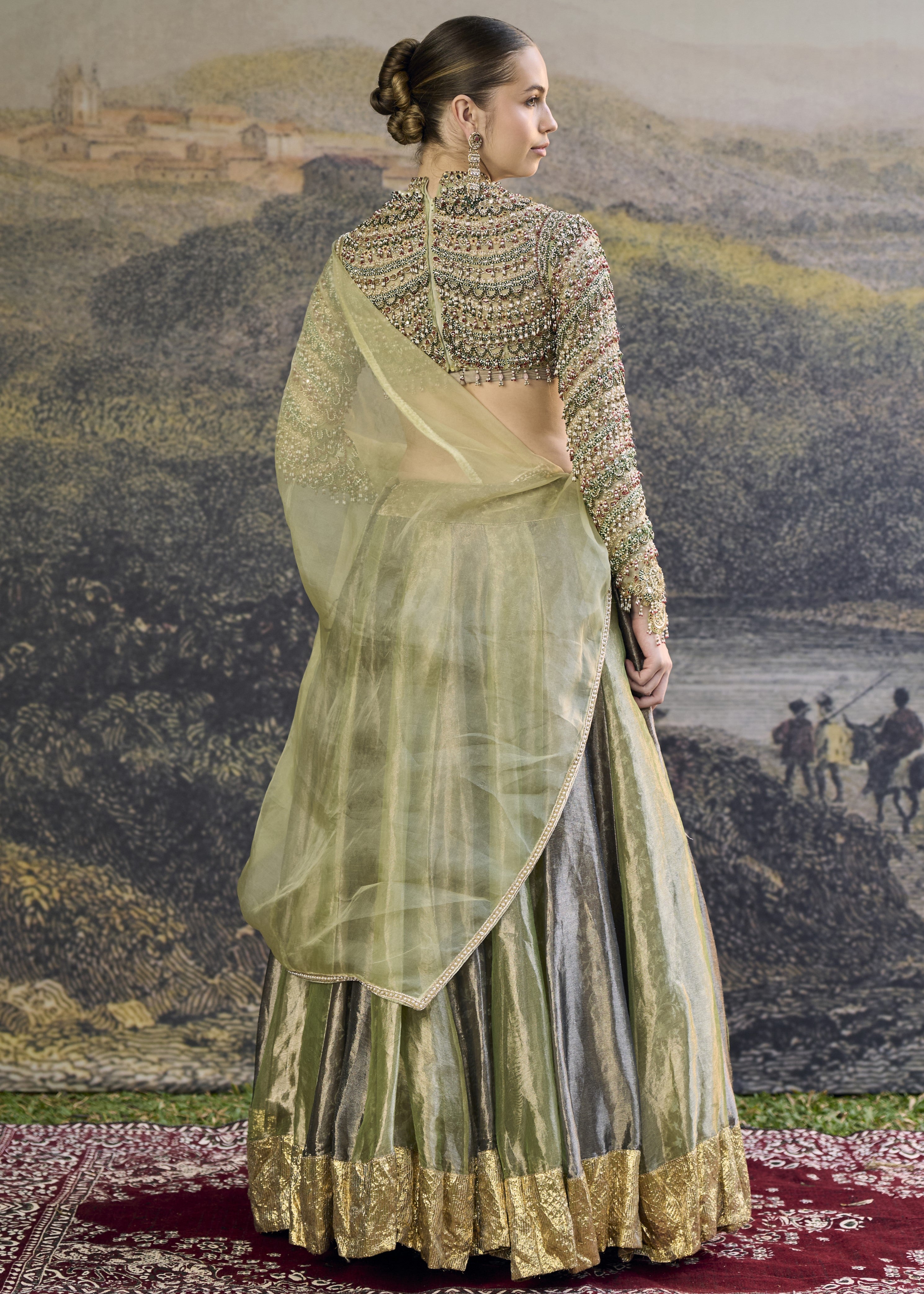 Zarreen Jadau Lehenga Set