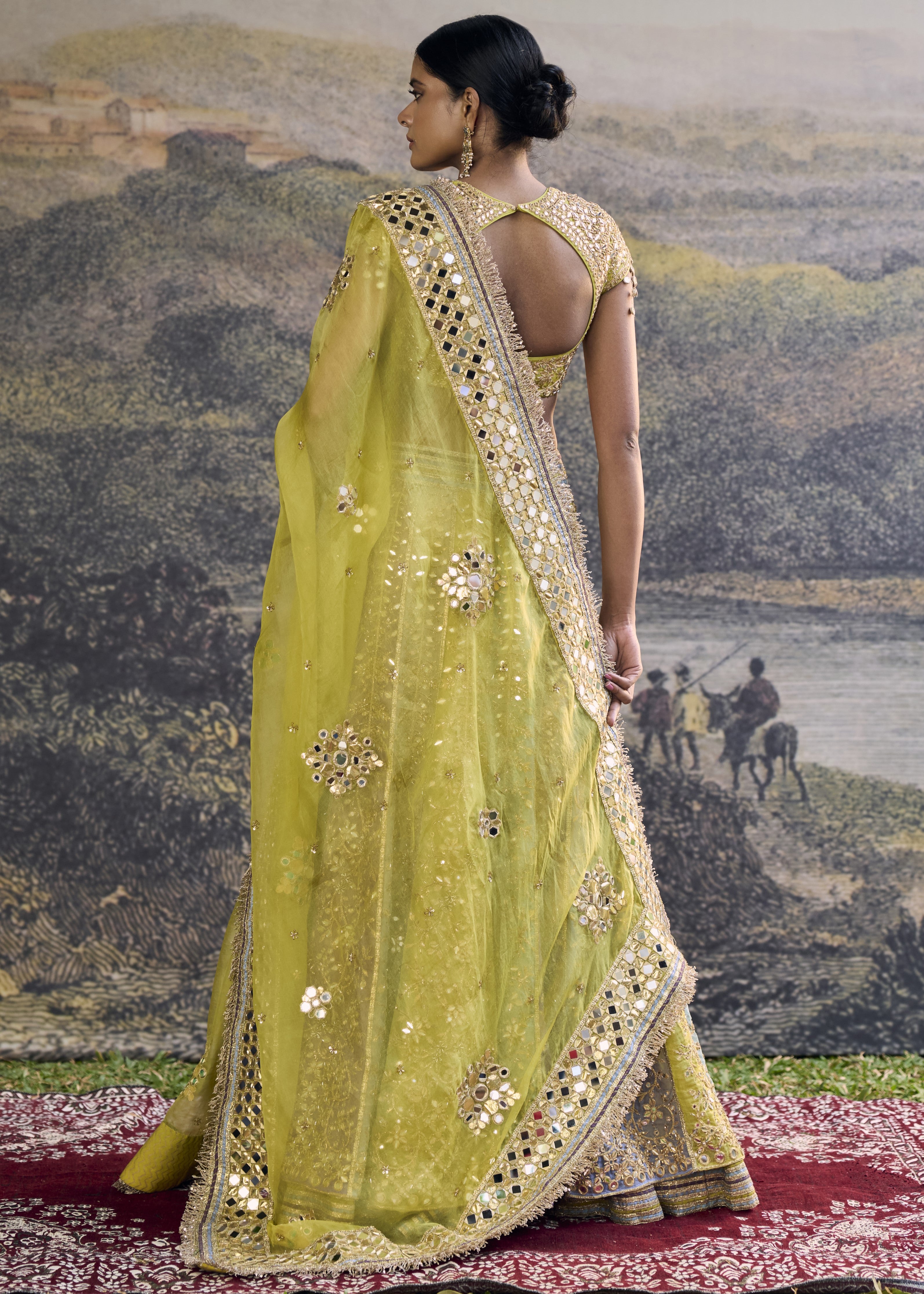 Rang Mahal Mirror Lehenga Set