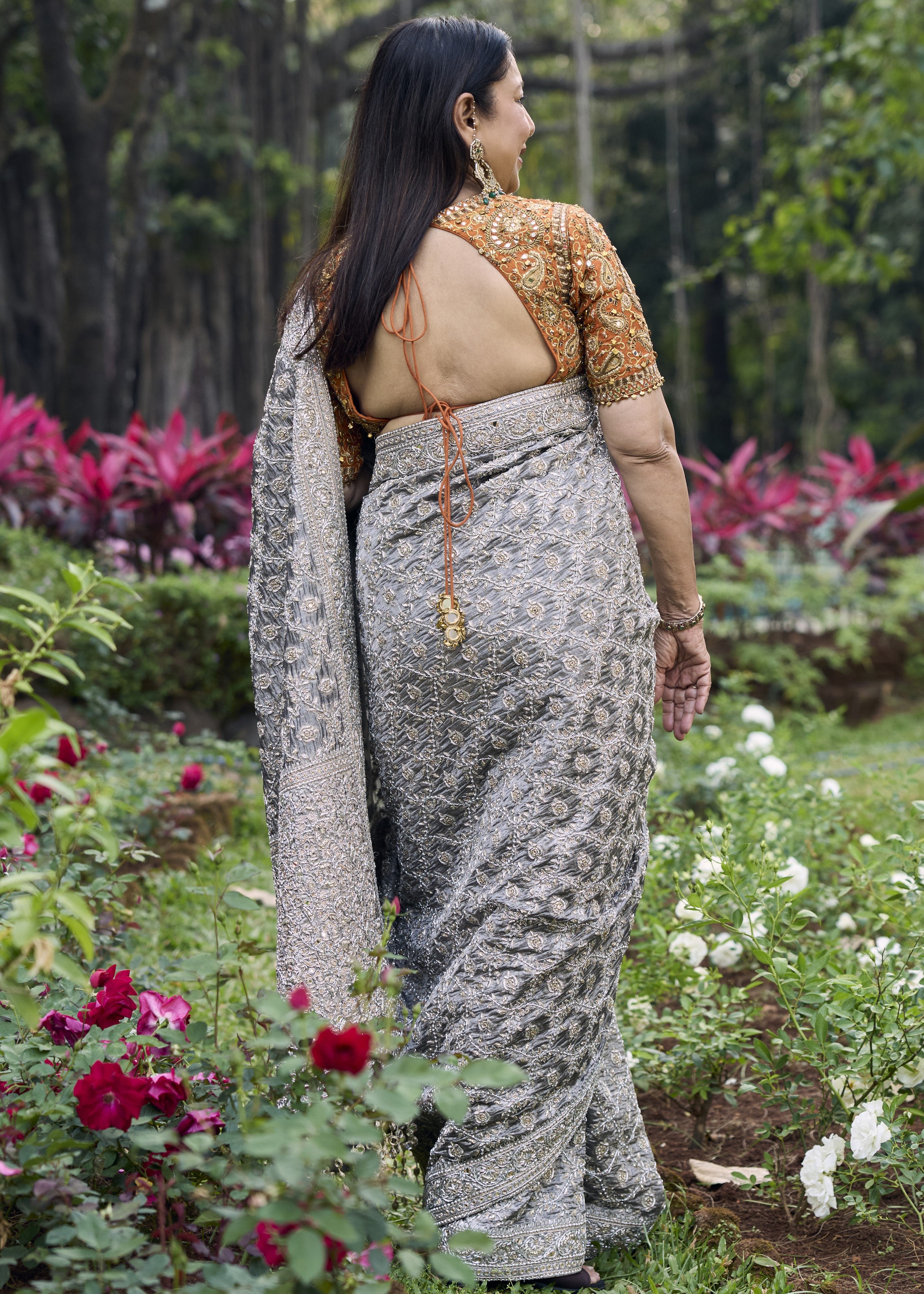 Chandi Rang Heritage Sari Set