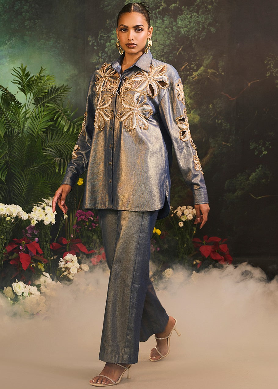 Blue Lunara Co-Ord Set