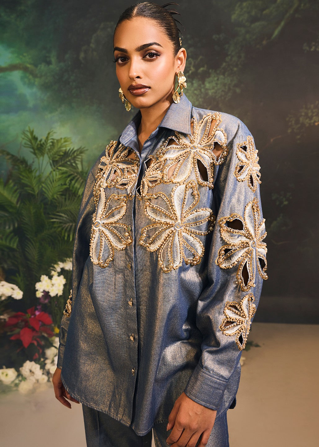 Blue Lunara Co-Ord Set