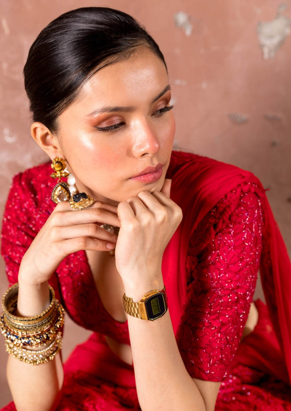 Frida and Her Flowers Lehenga