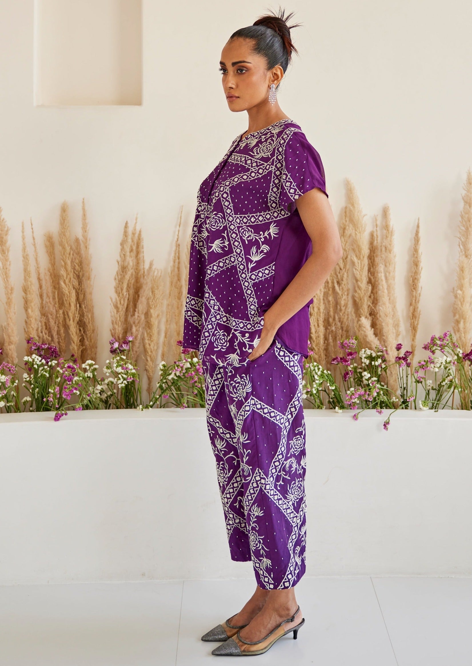 Parsi Gaara Grid Pants