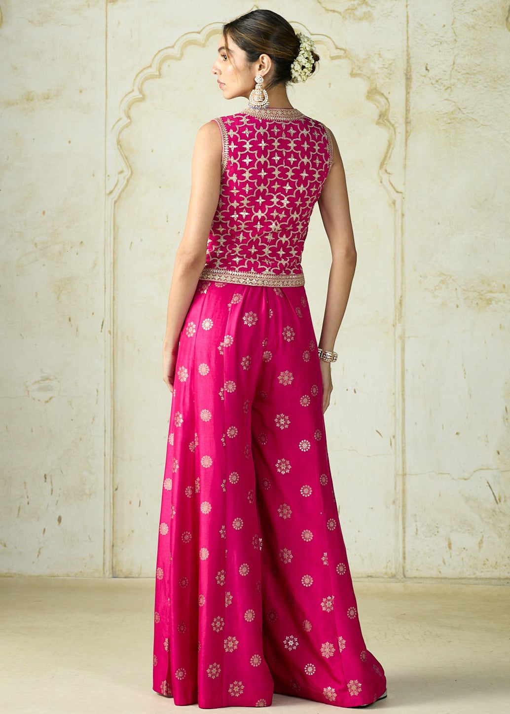 Rani Pink Mizna Pant Set