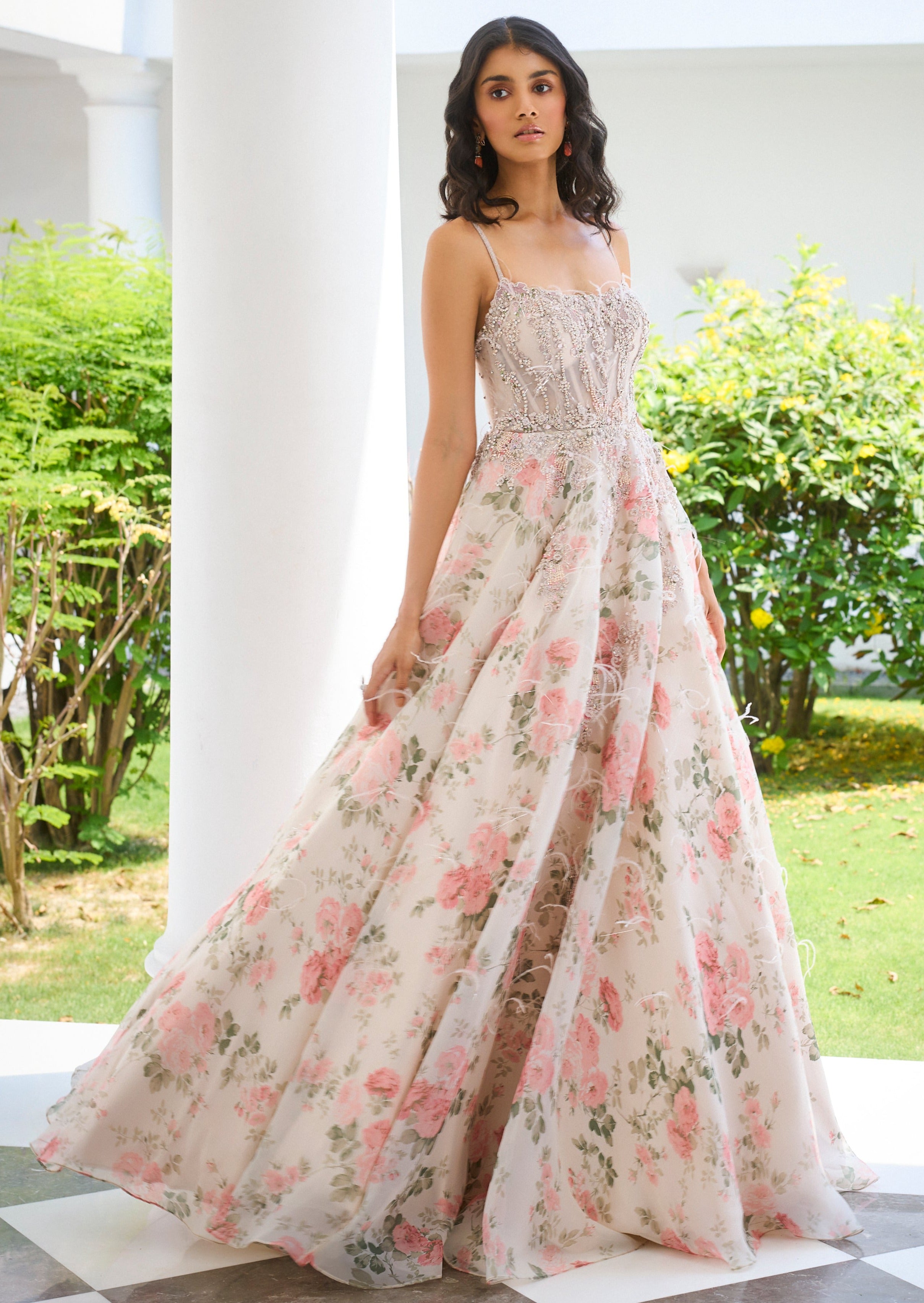 Chloe Printed Gown
