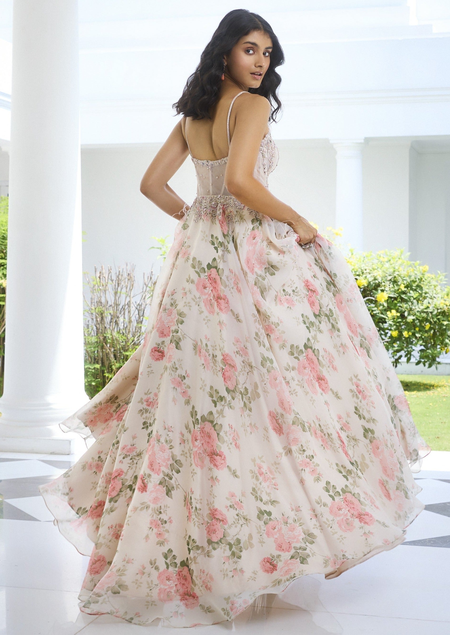 Chloe Printed Gown