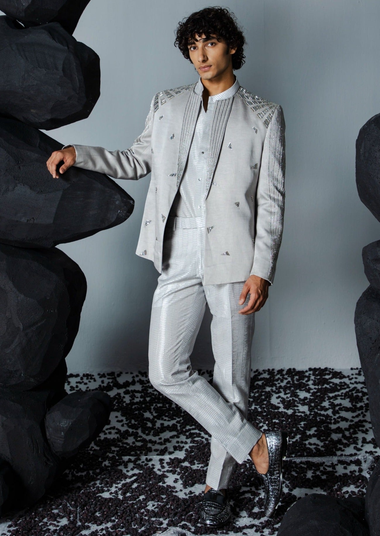 Chrome Jacket Set