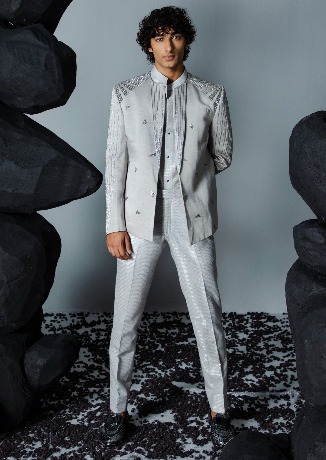 Chrome Jacket Set