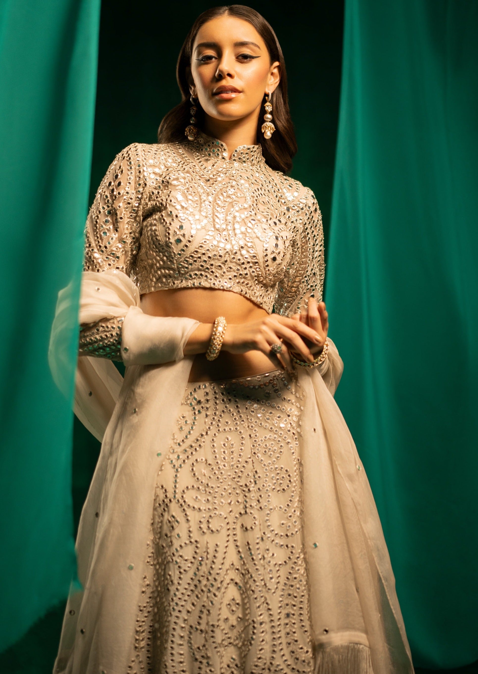 Fish Cut Lehenga Set