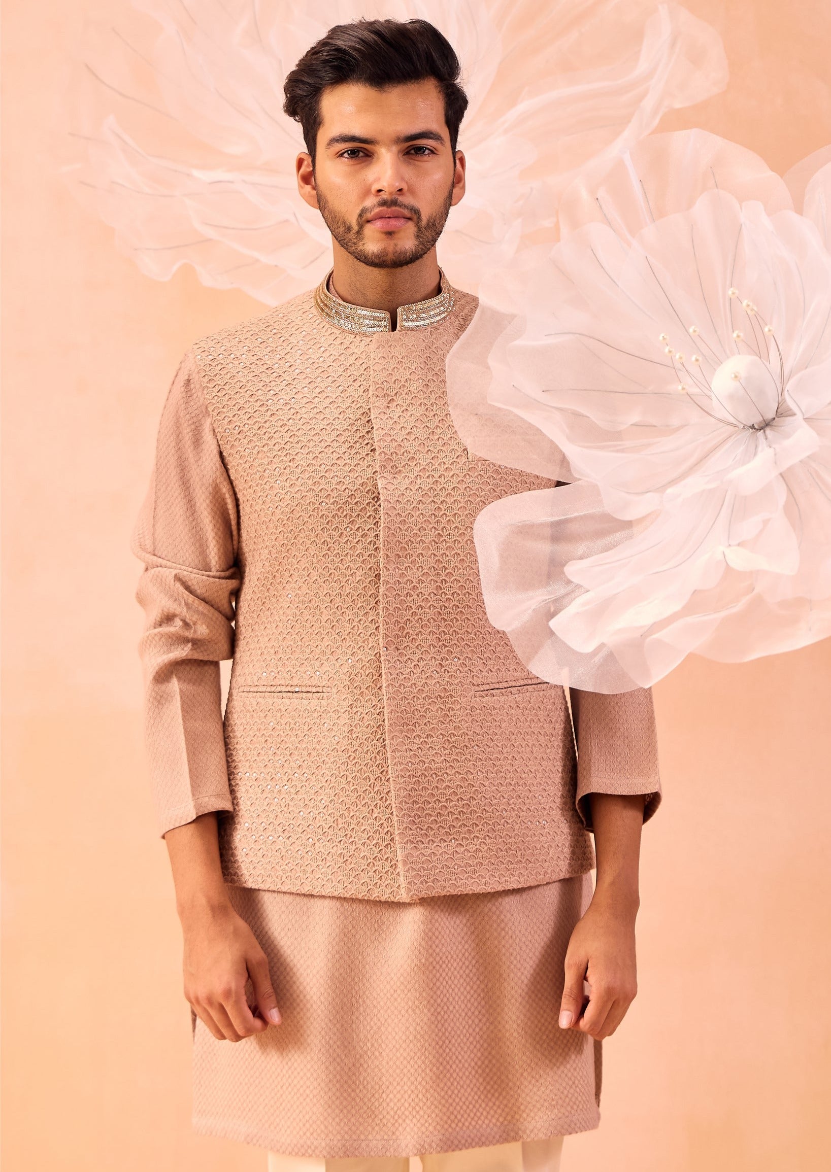 Nargis Nehru Jacket Set