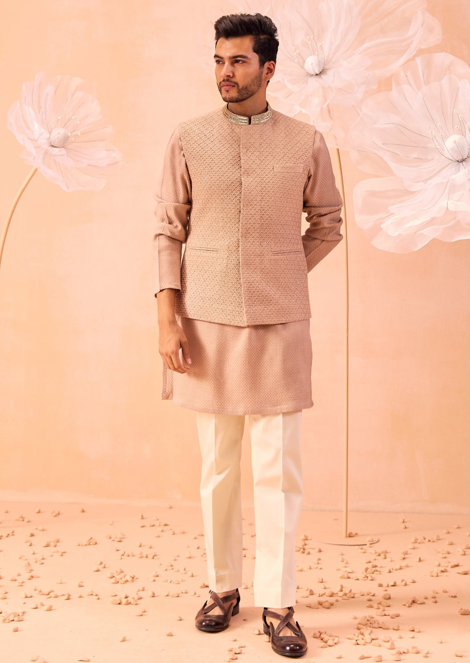 Nargis Nehru Jacket Set