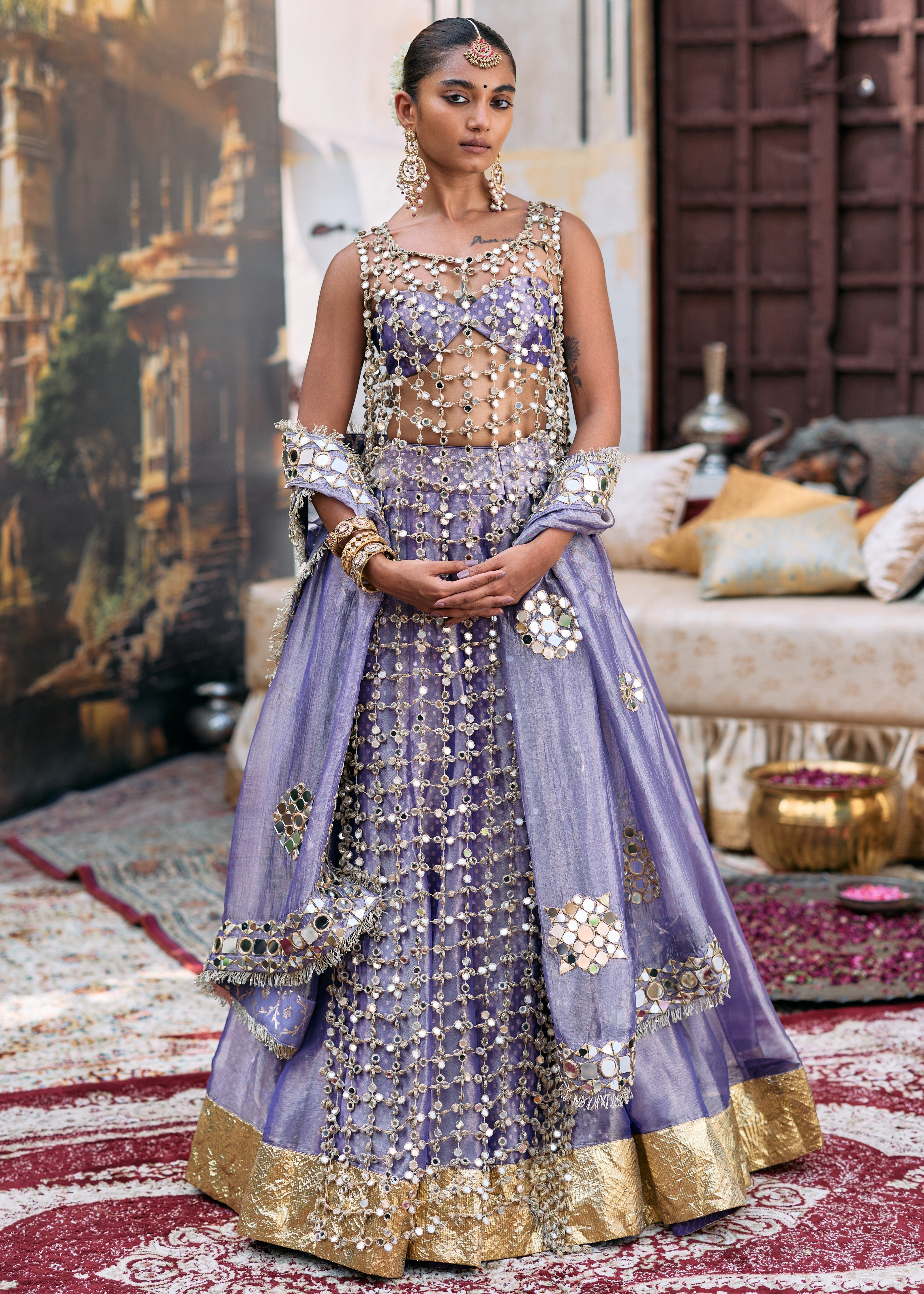 Prabha Lehenga Set With Dupatta