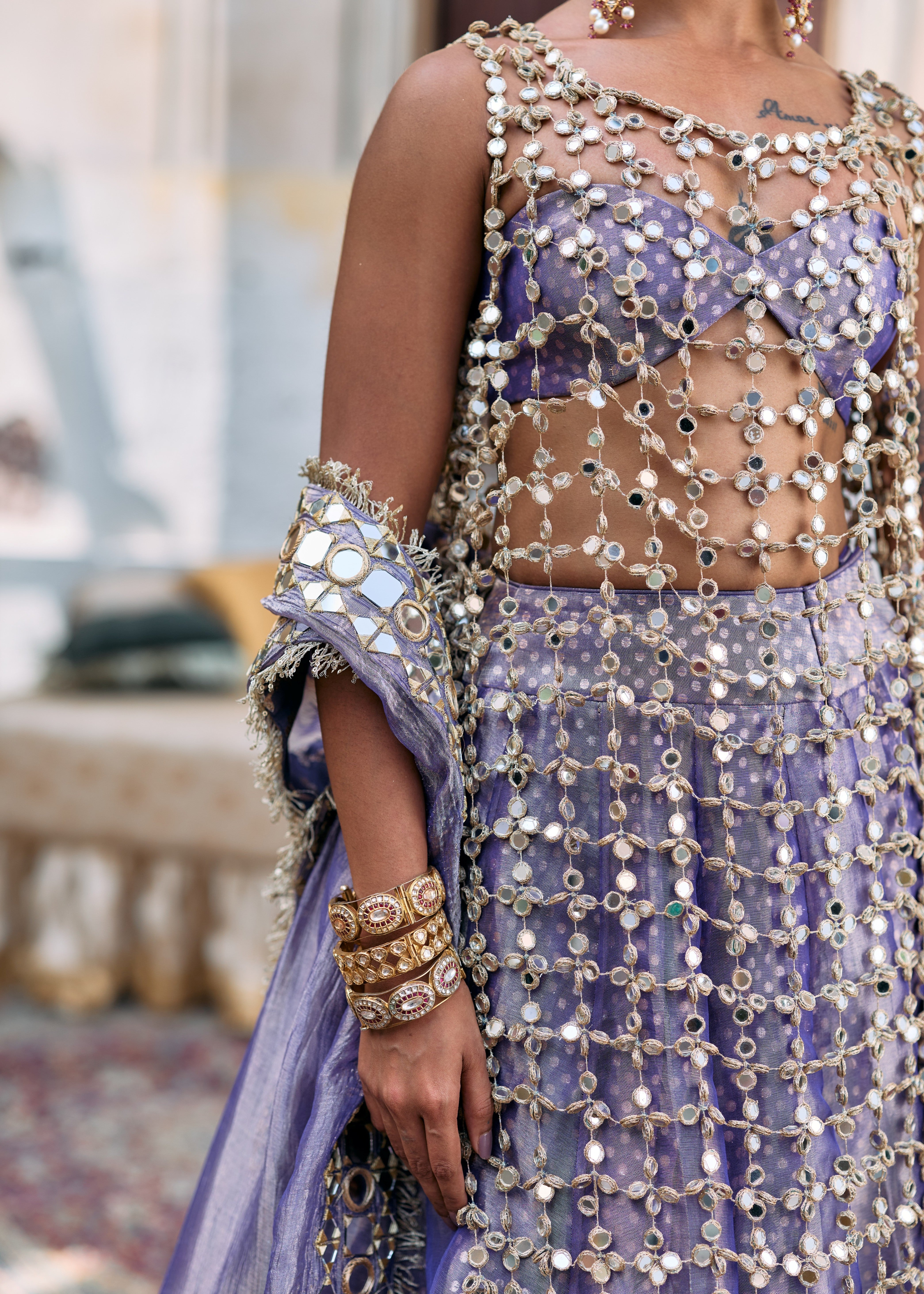 Prabha Lehenga Set With Dupatta