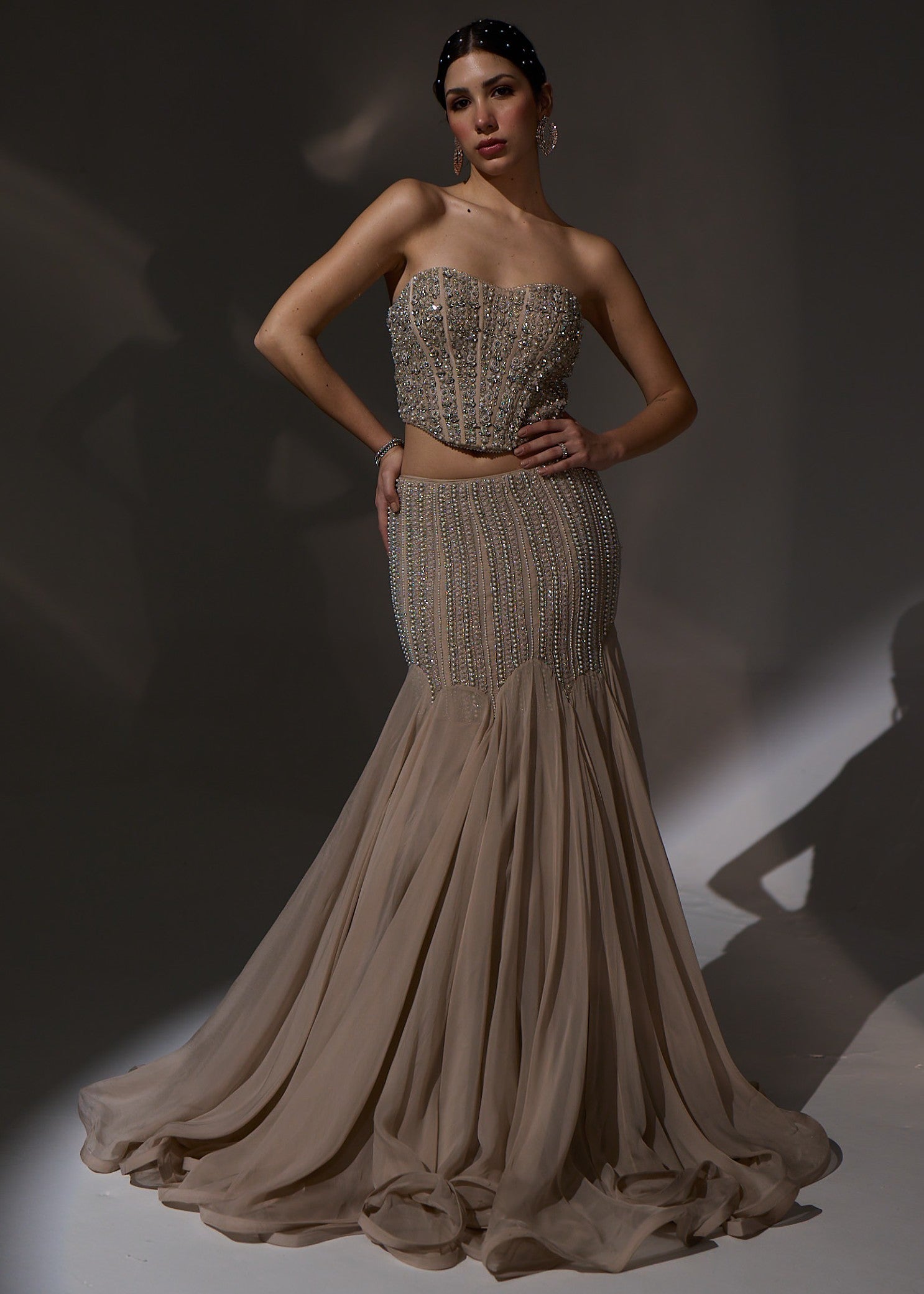 Fiona Corset-lehengas Set