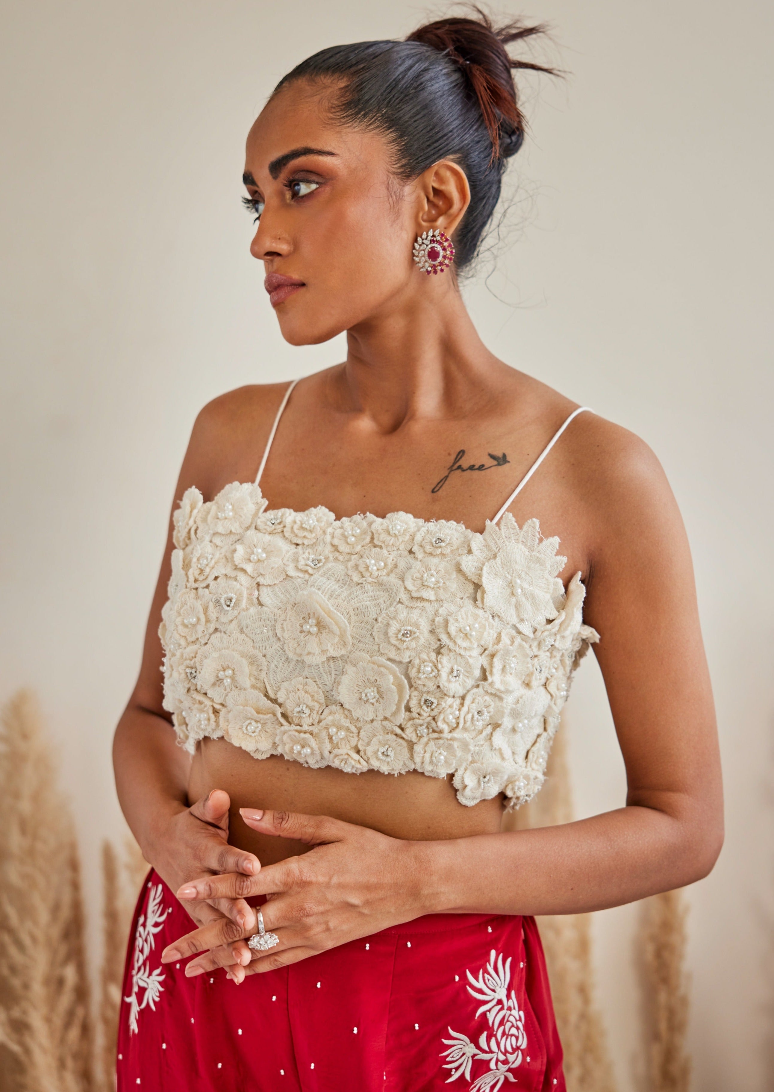 3D Floral Bandeau