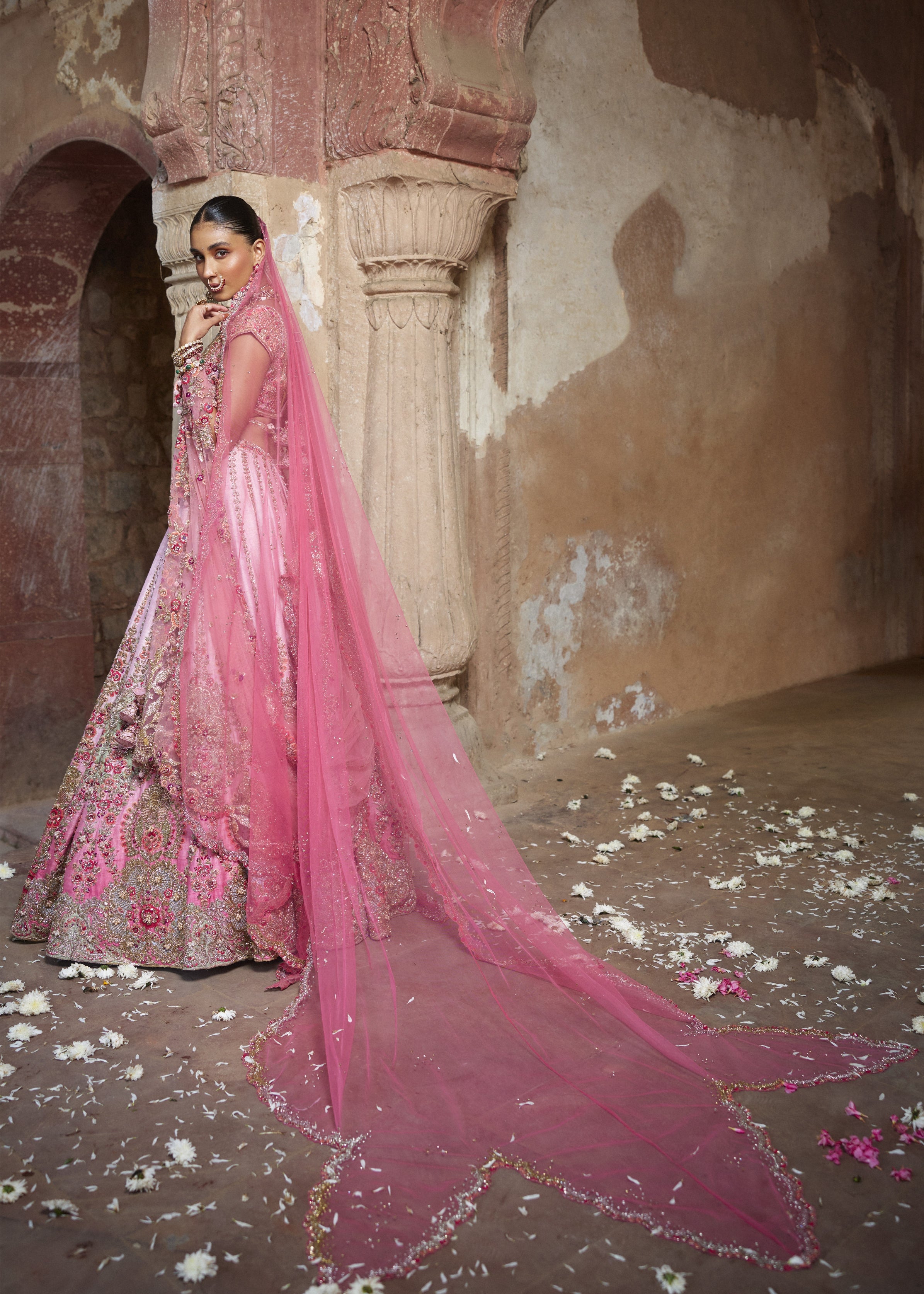 "Chaarvi" Bridal Lehenga