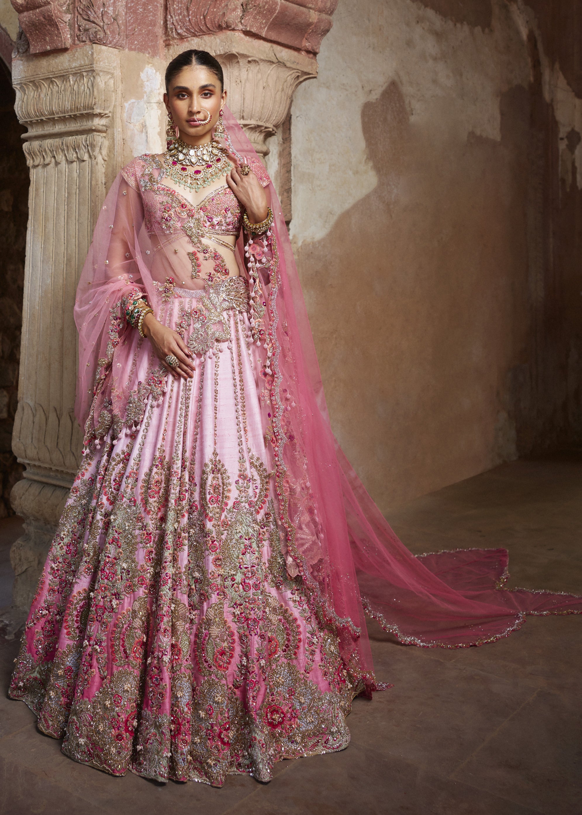 "Chaarvi" Bridal Lehenga