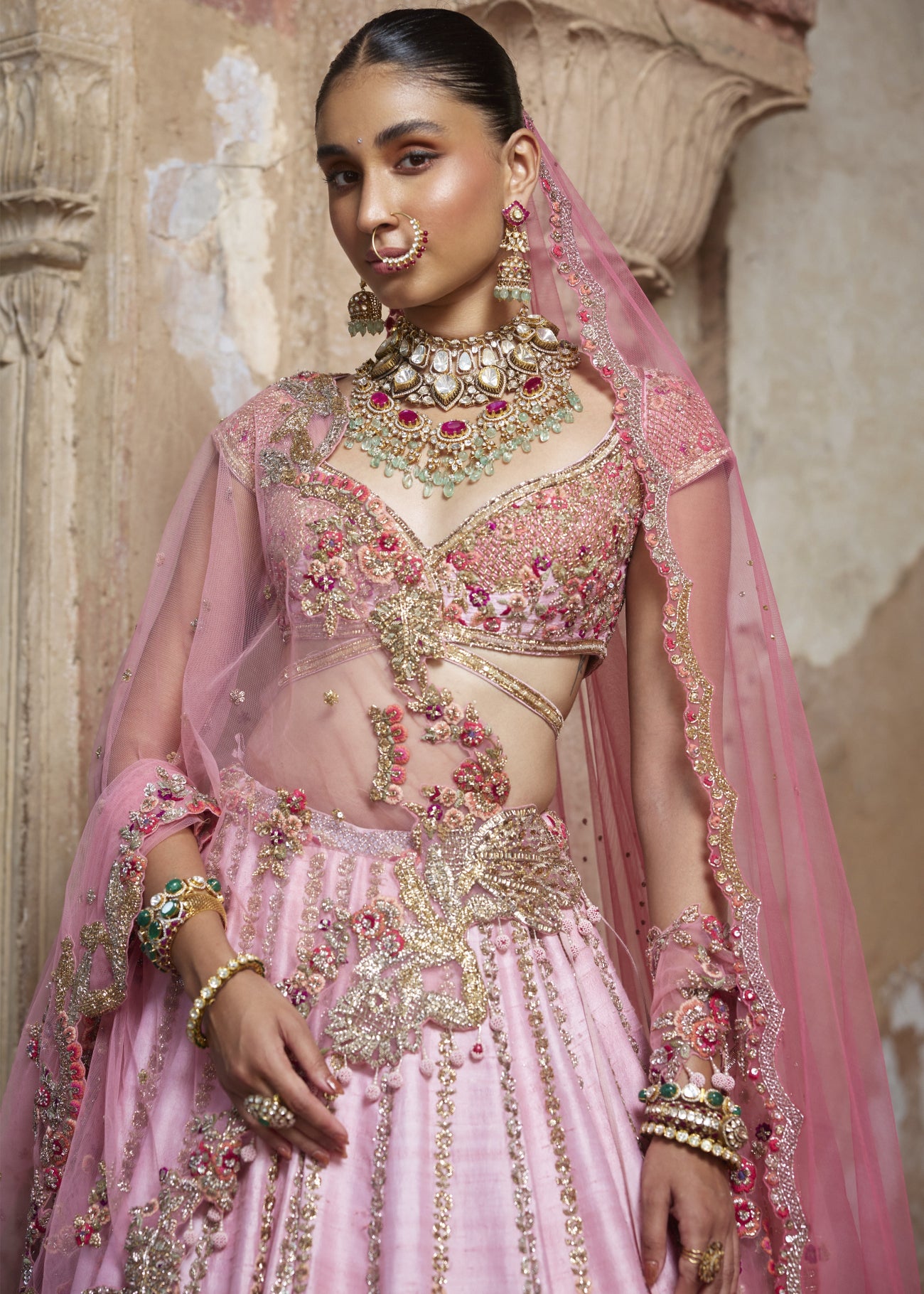 "Chaarvi" Bridal Lehenga