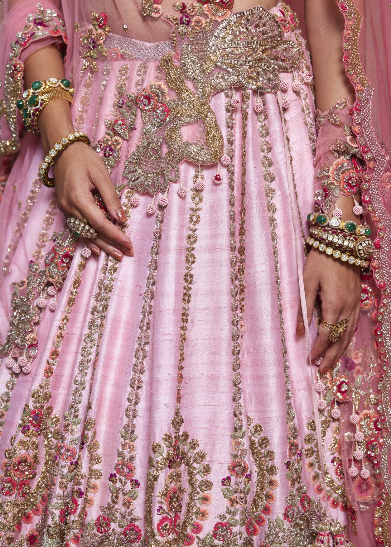 "Chaarvi" Bridal Lehenga