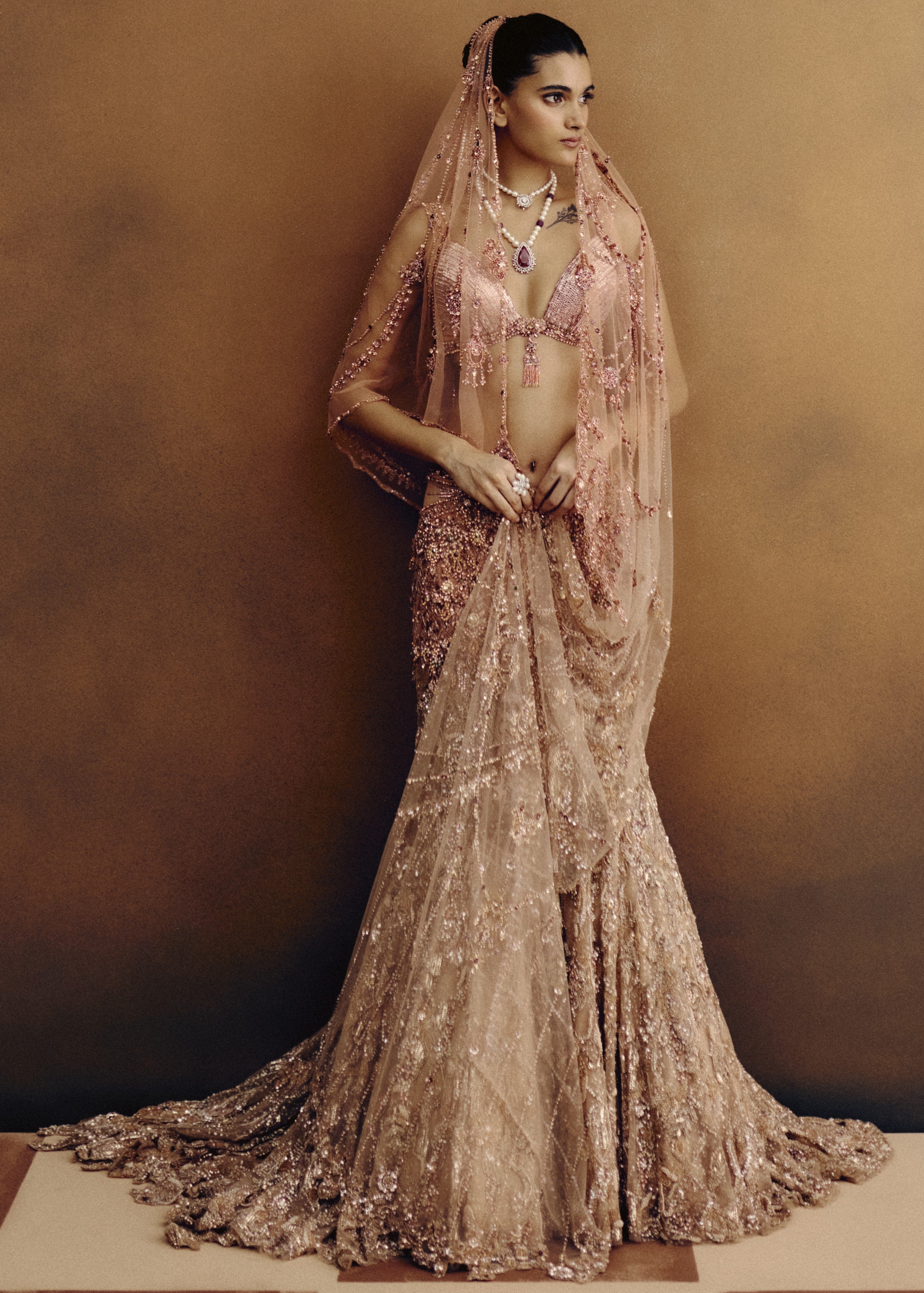 Amberlux Cocktail Lehenga