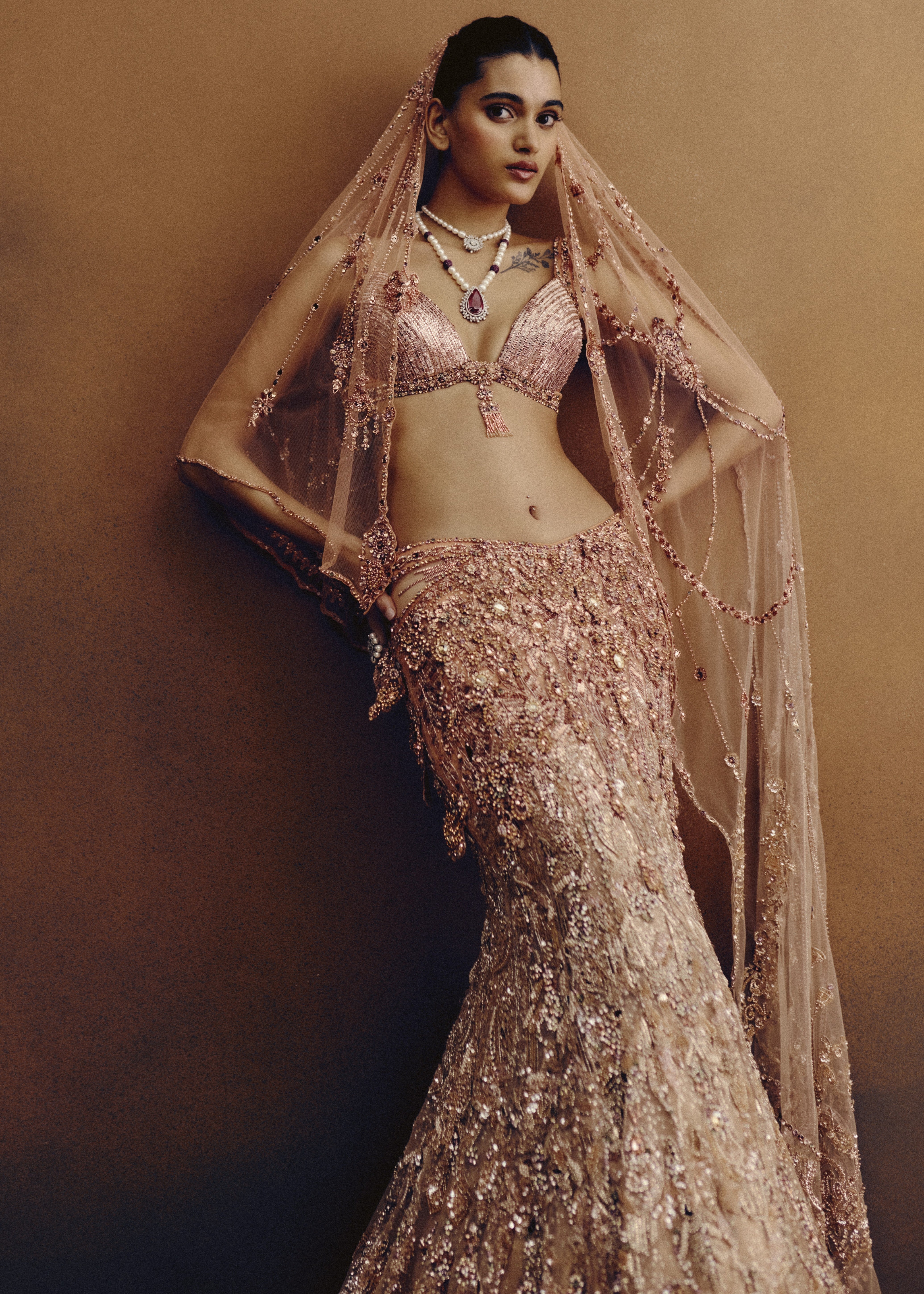 Amberlux Cocktail Lehenga