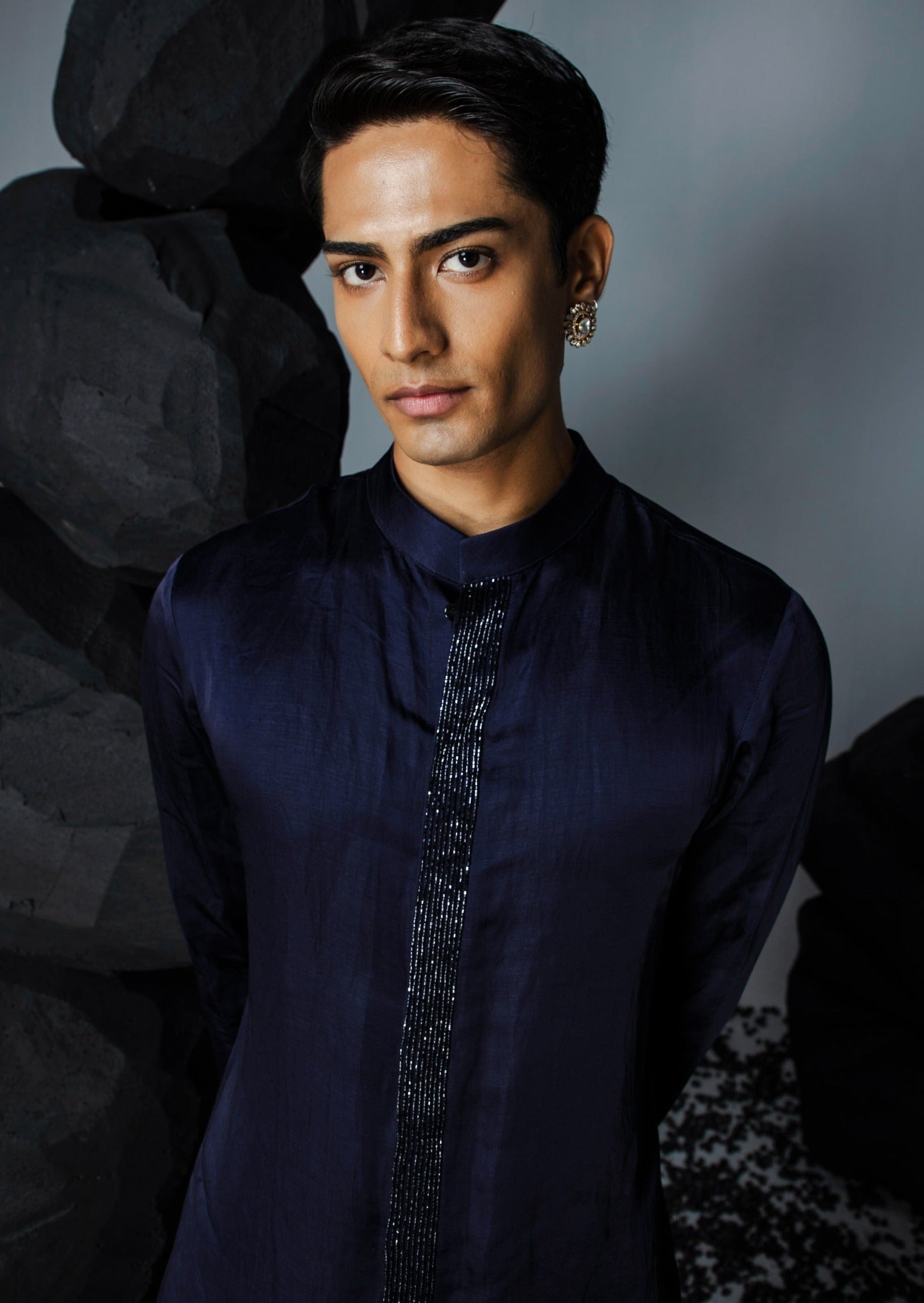 Sapphire Open Sherwani Set