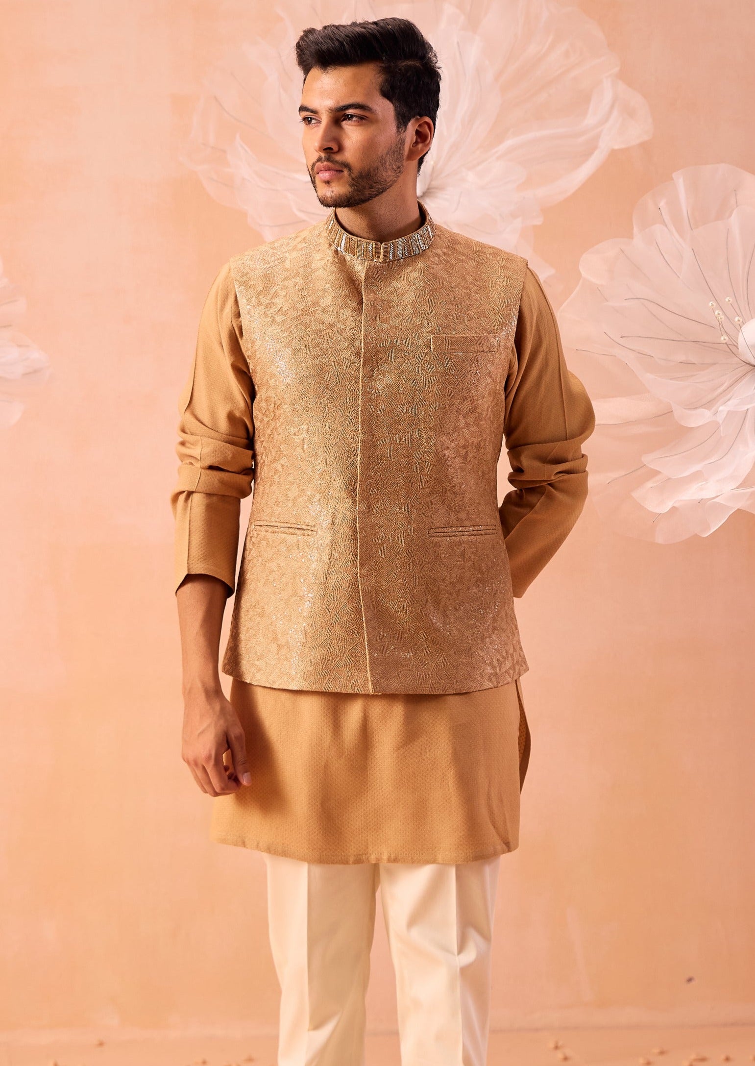 Khwaab Nehru Jacket Set