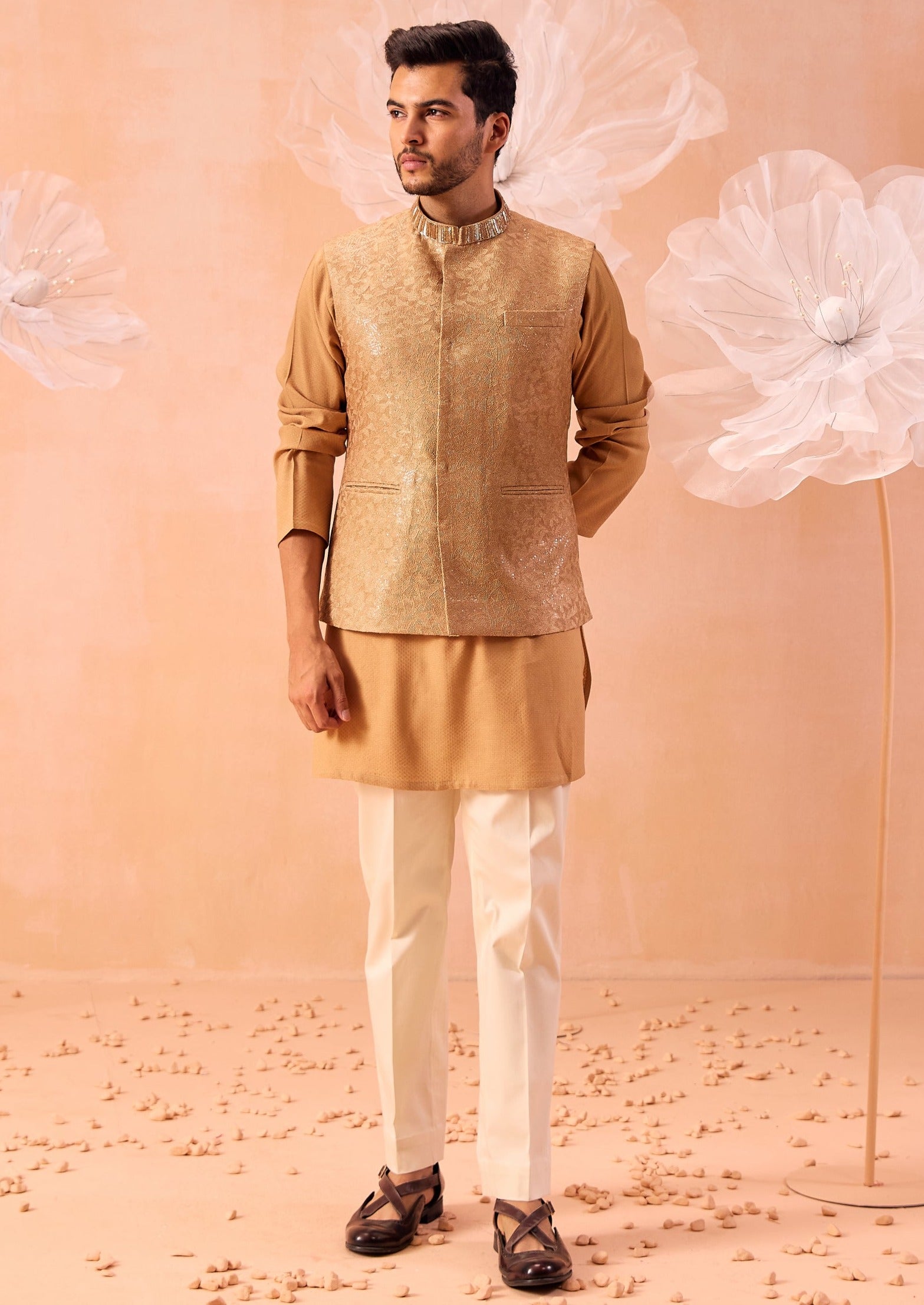 Khwaab Nehru Jacket Set