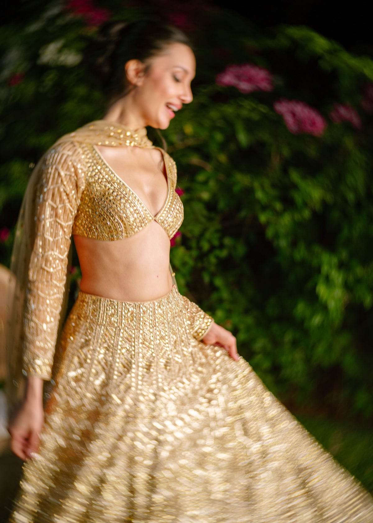 Golden Reverie Lehenga Set