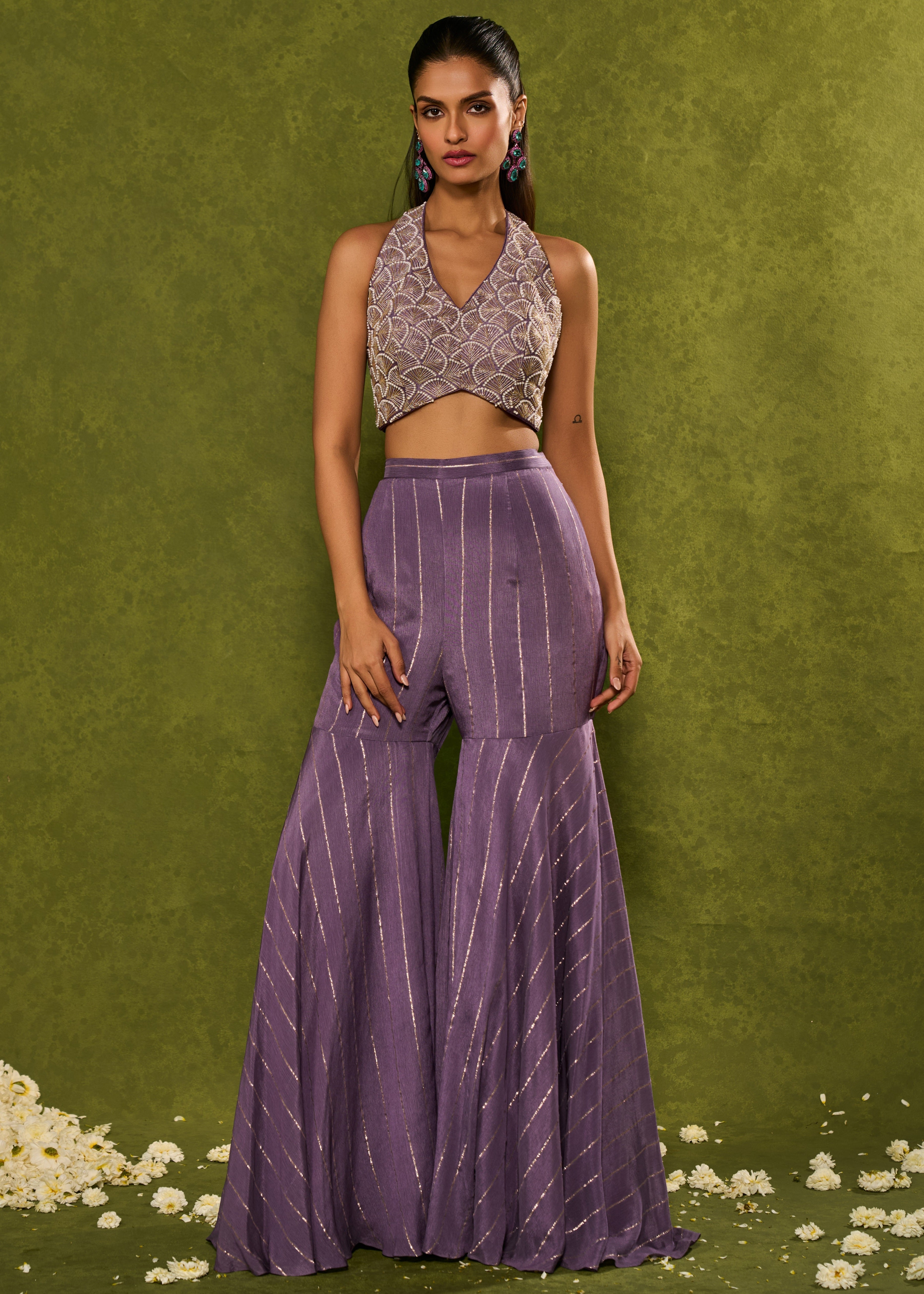 Hunar Drape Dupatta With Pants
