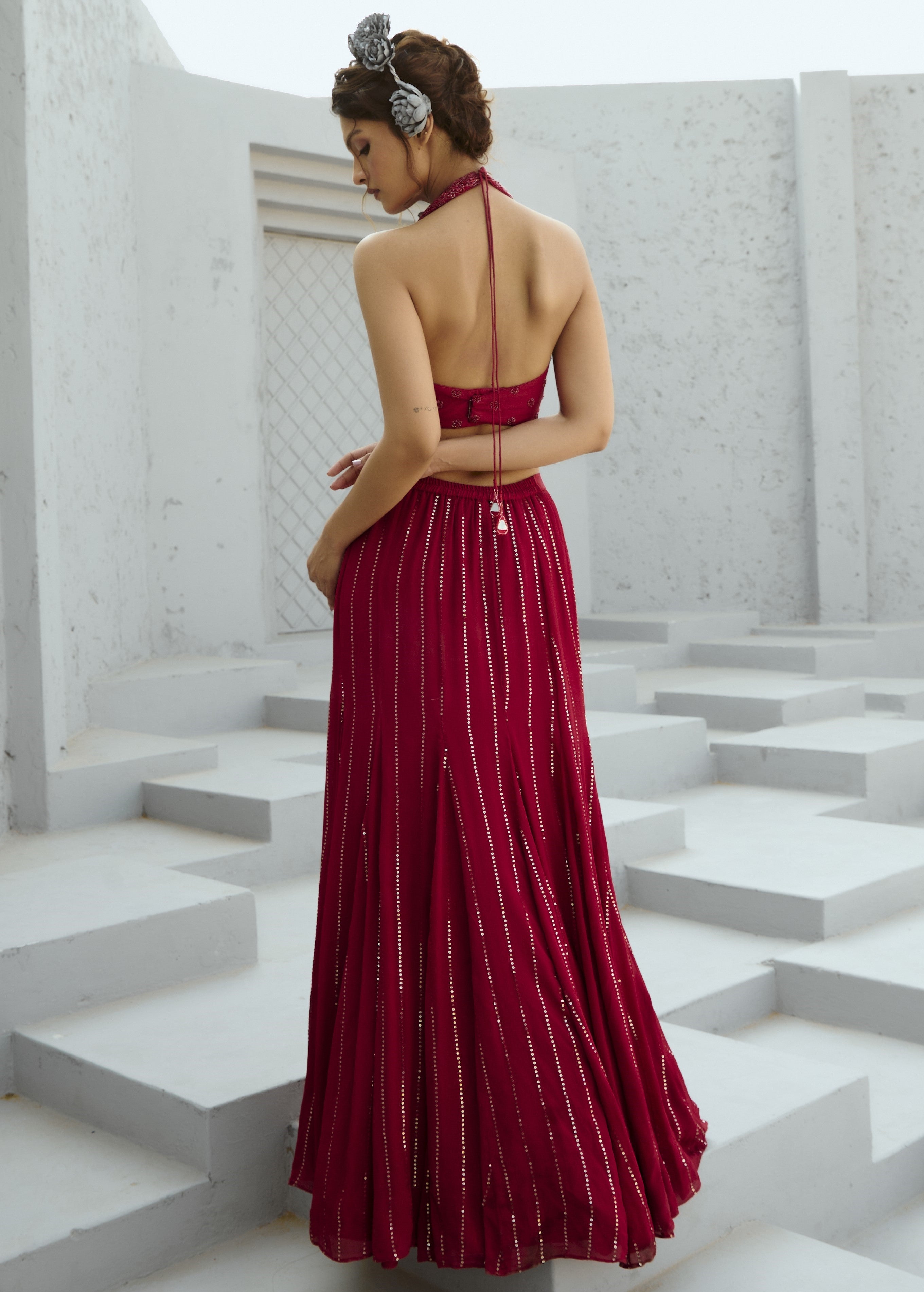 Aura Red Skirt