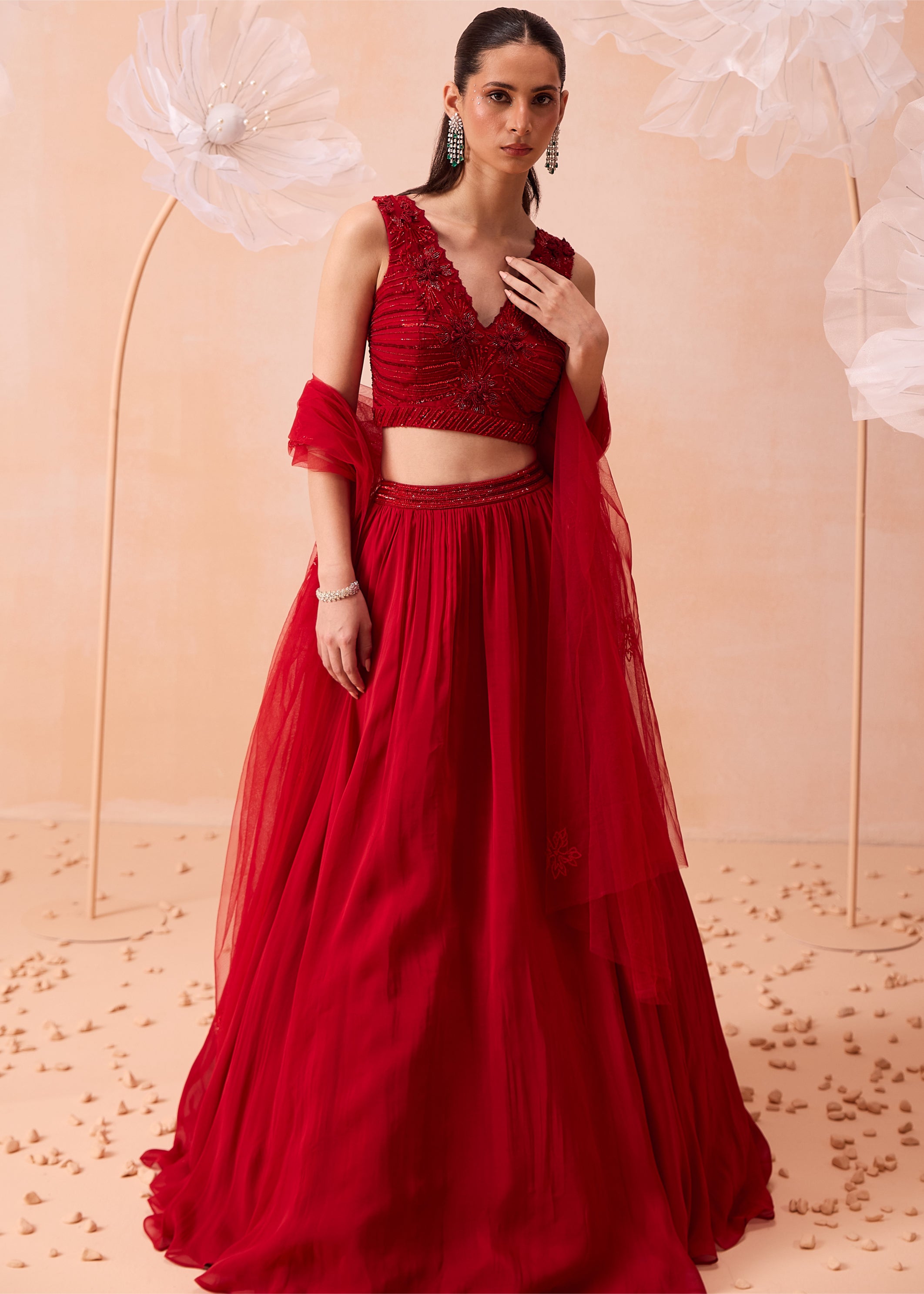 Scarlet Dream Lehenga Set