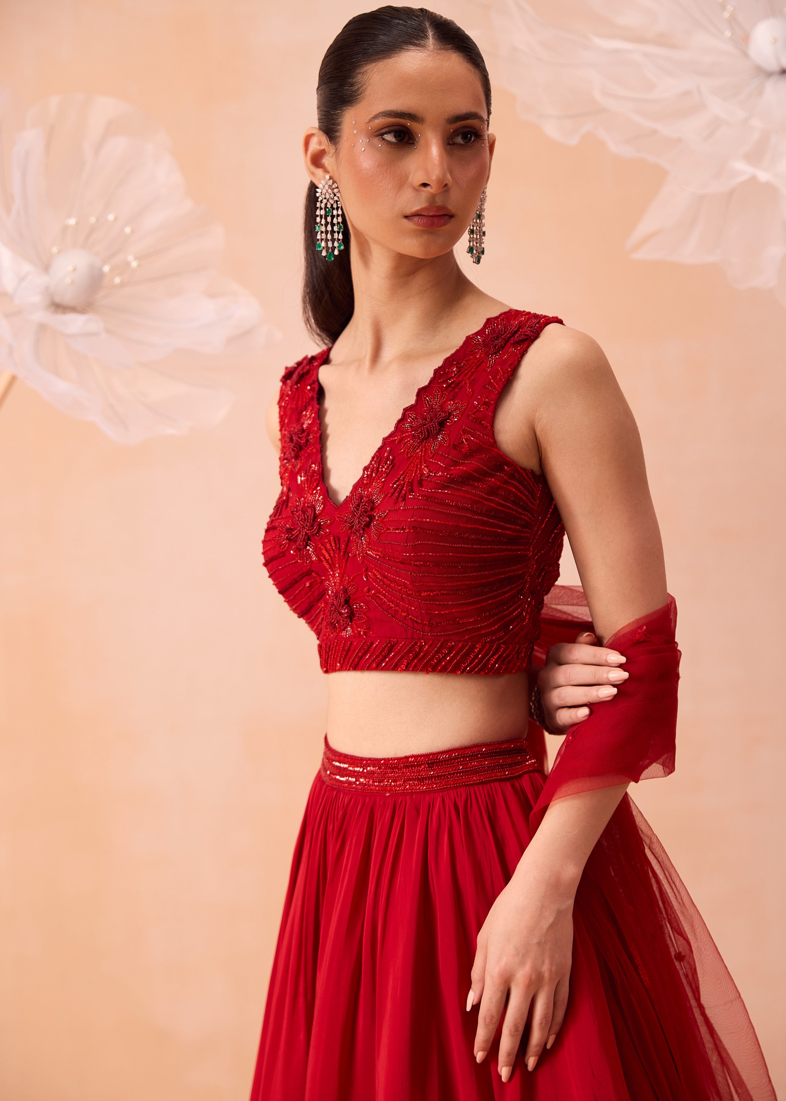 Scarlet Dream Lehenga Set