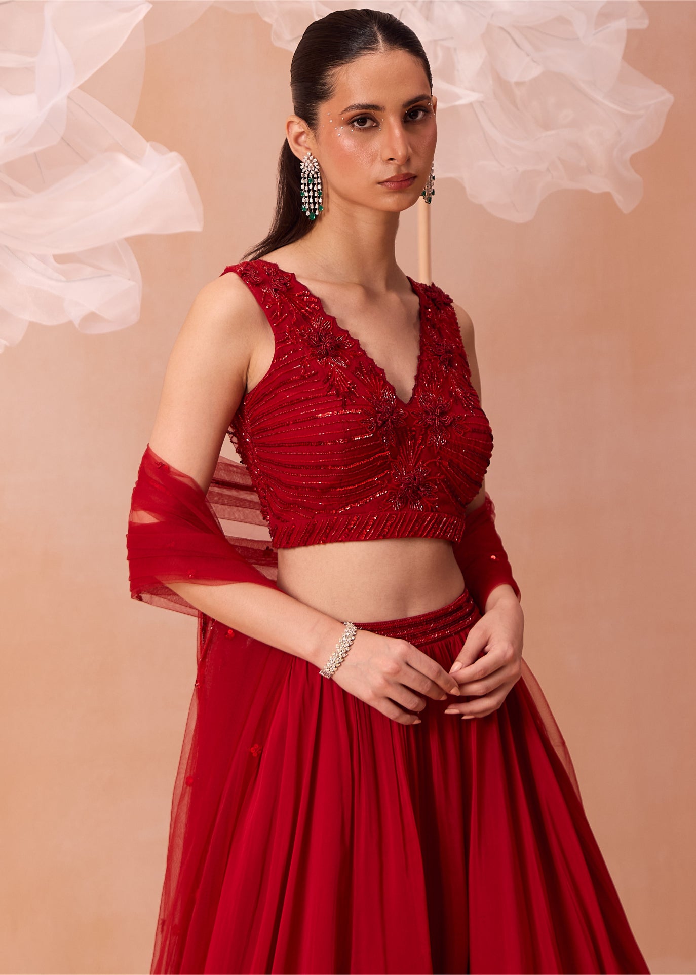Scarlet Dream Lehenga Set