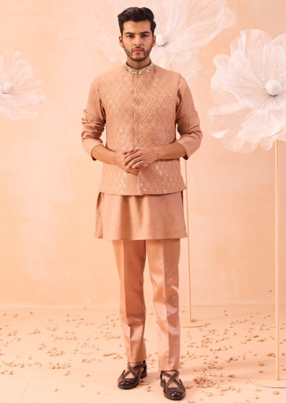 Moondust Nehru Jacket Set