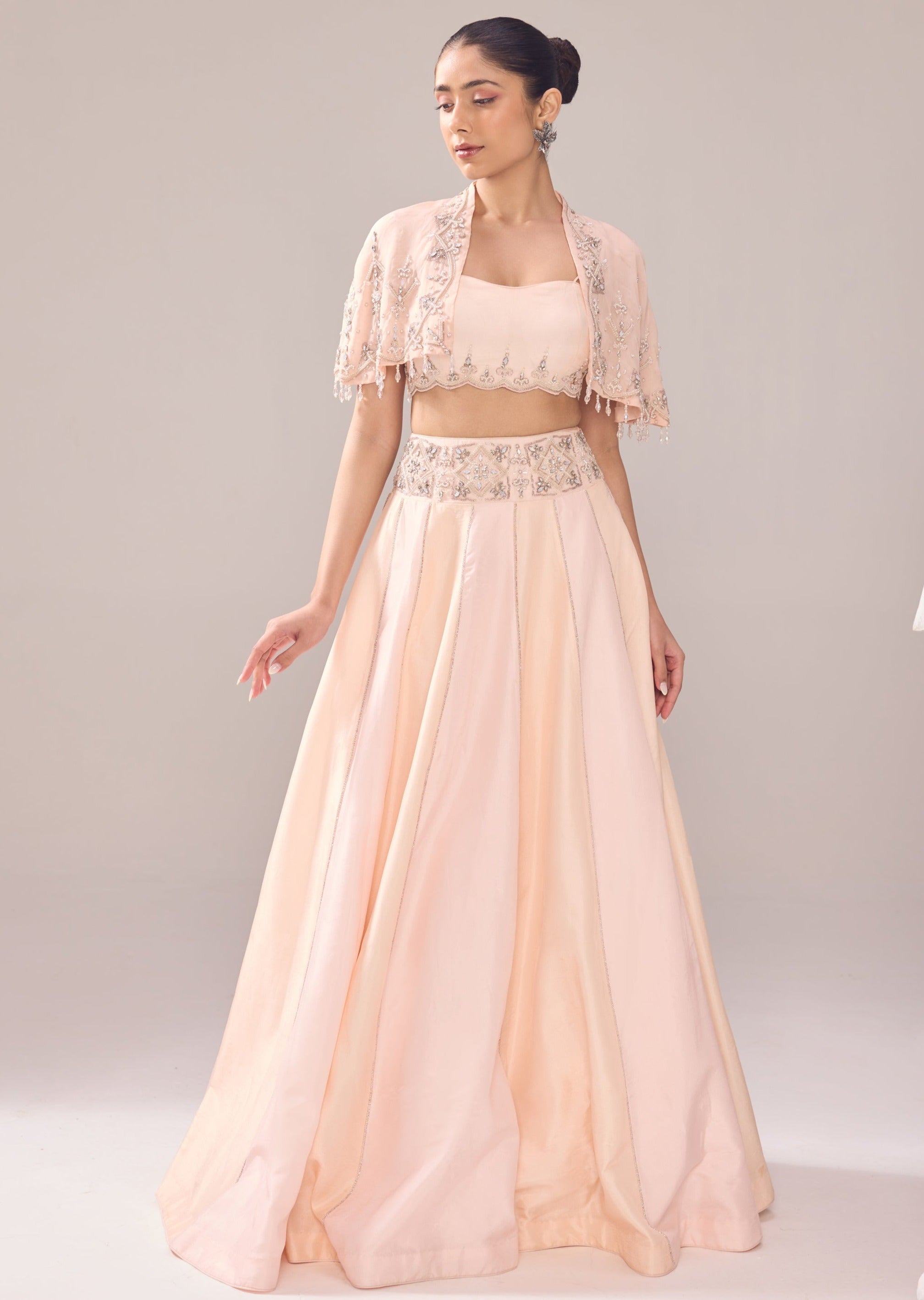 Margaret Cape Lehenga Set
