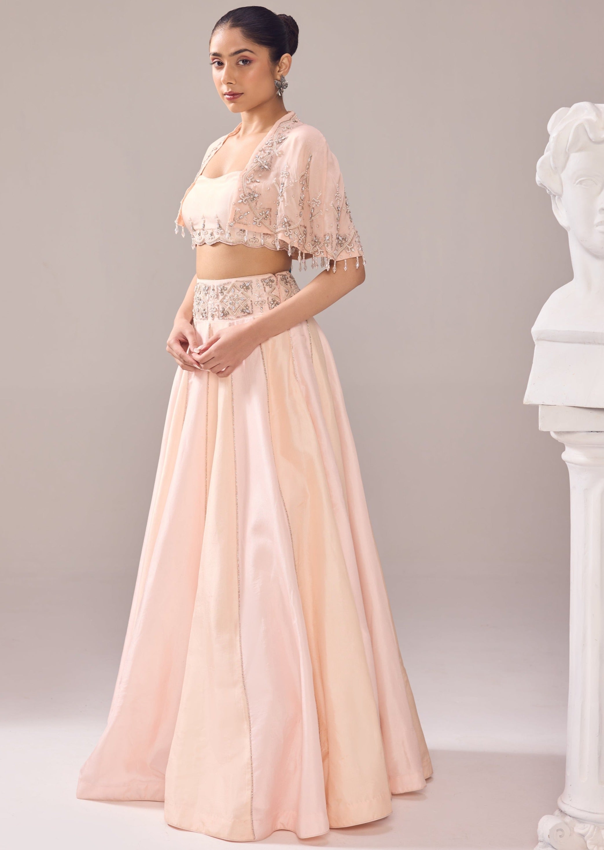 Margaret Cape Lehenga Set