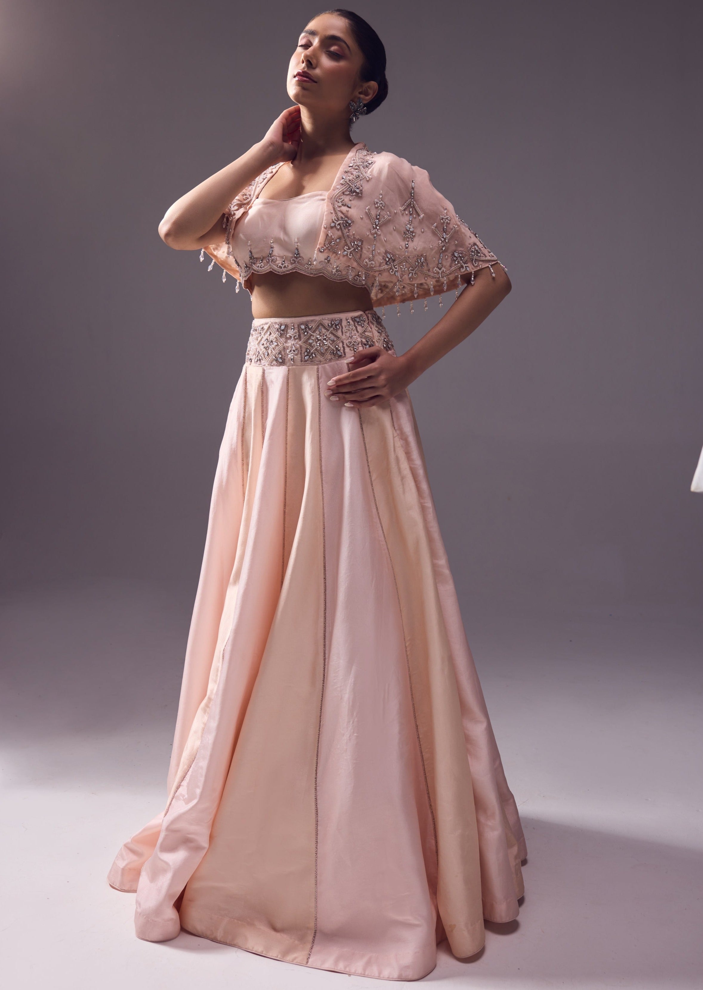 Margaret Cape Lehenga Set