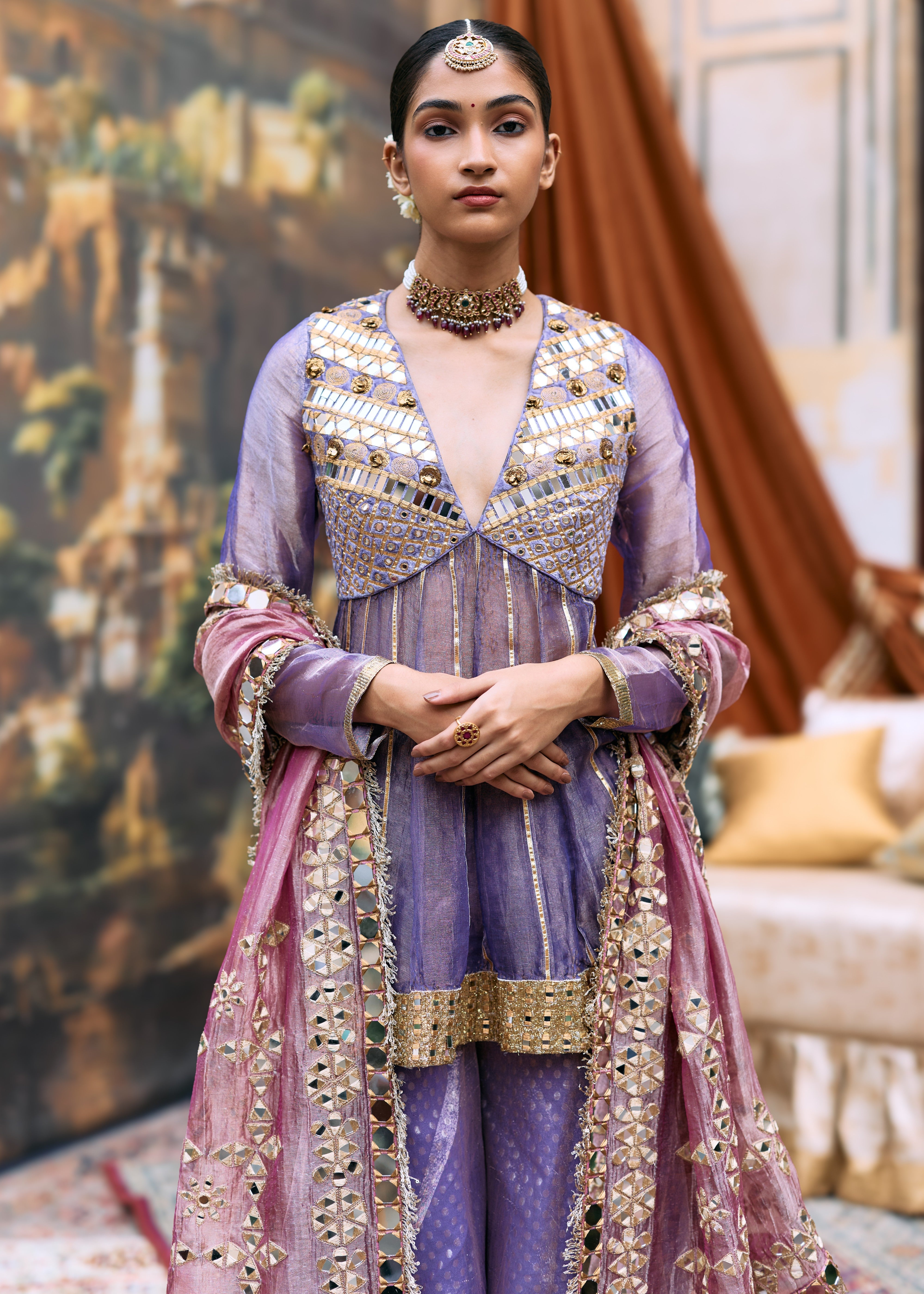 Jamunee Arzoo Peplum Sharara Set