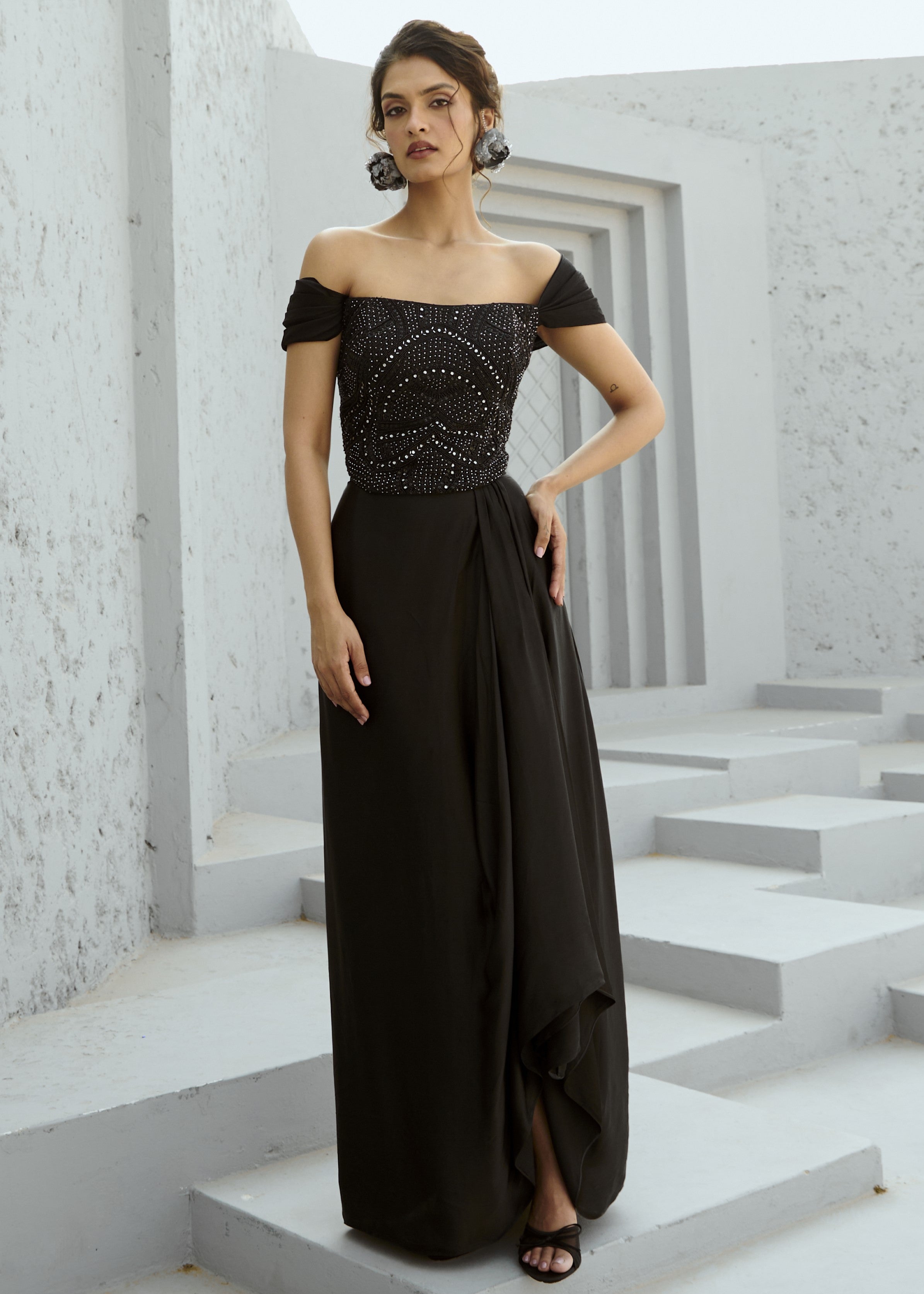 Stella Corset Drape Skirt