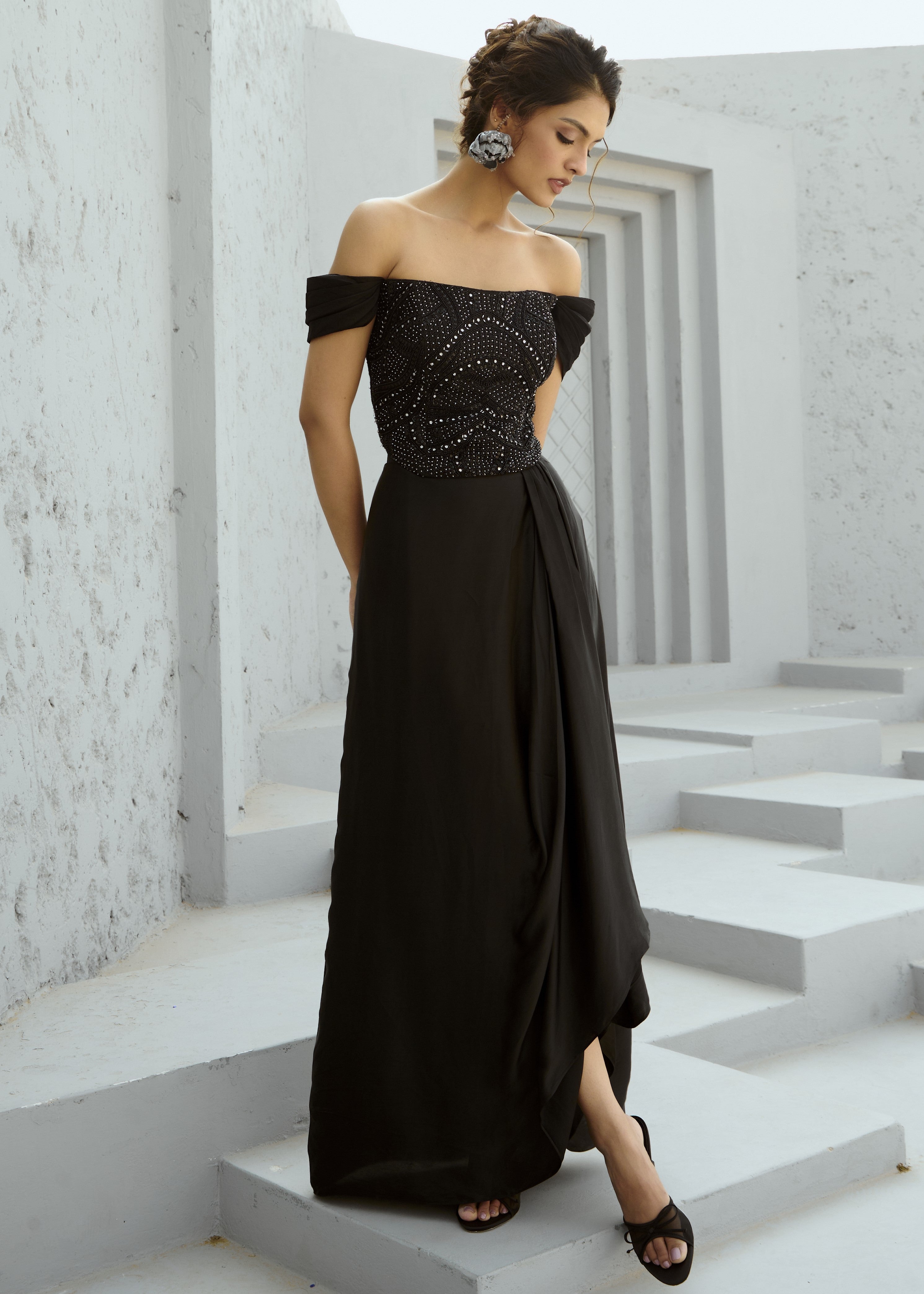 Stella Corset Drape Skirt
