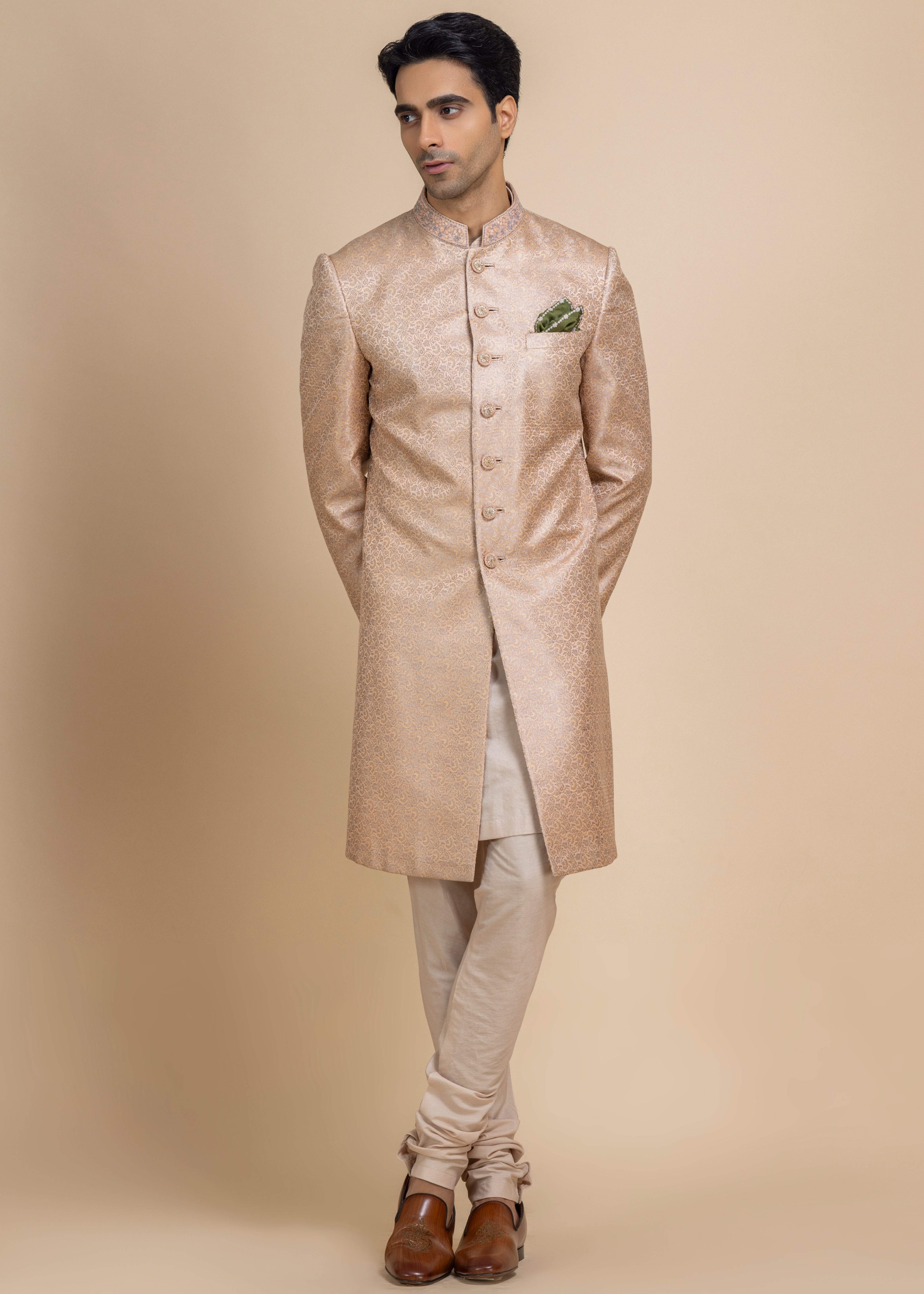 Rosé Banaras Sherwani