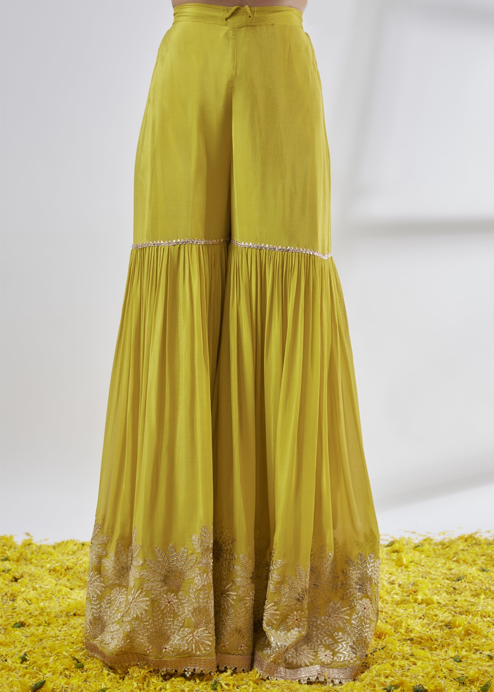 Kalki Sleeveless Sharara Set