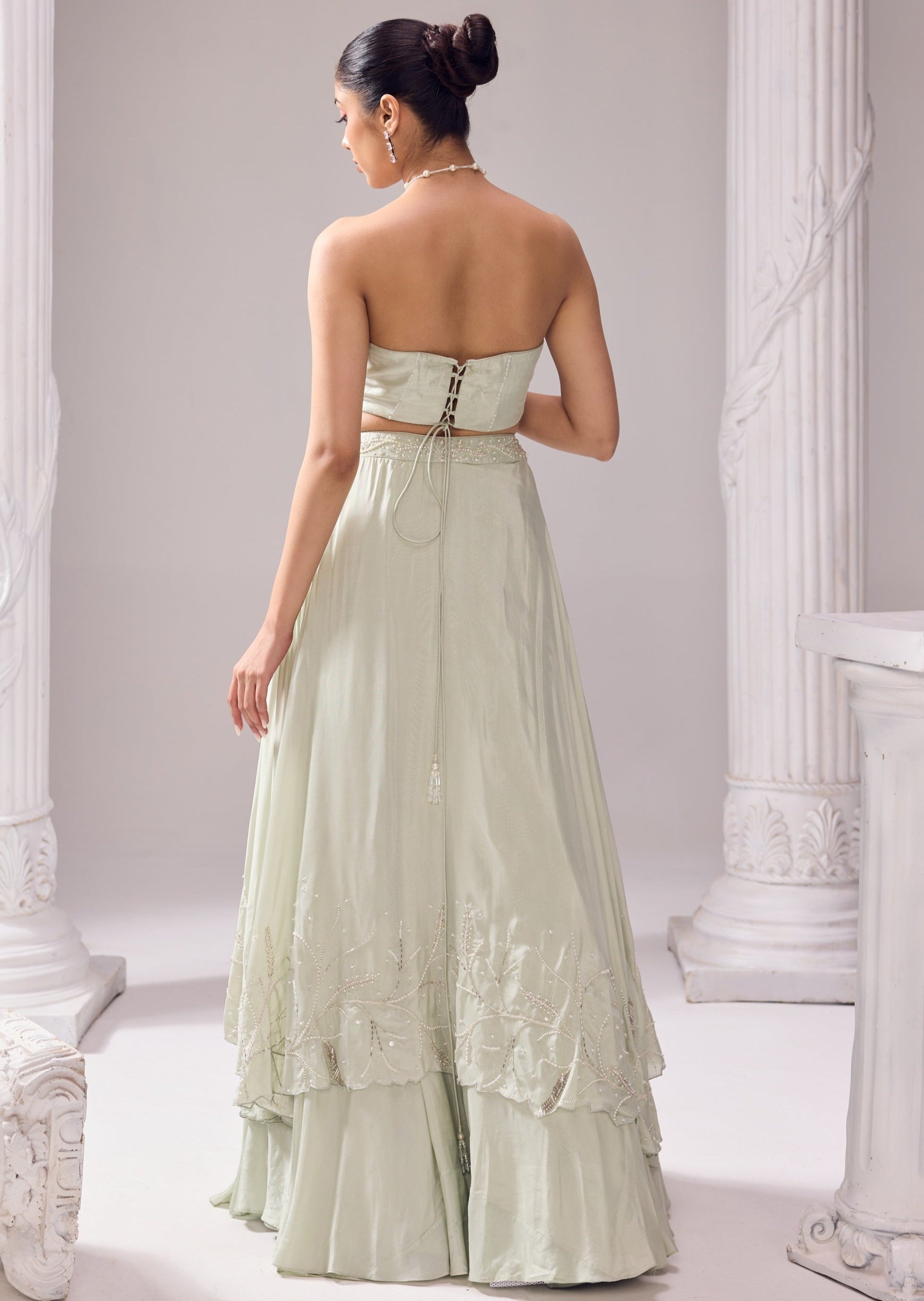 Austin Drape Lehenga Set