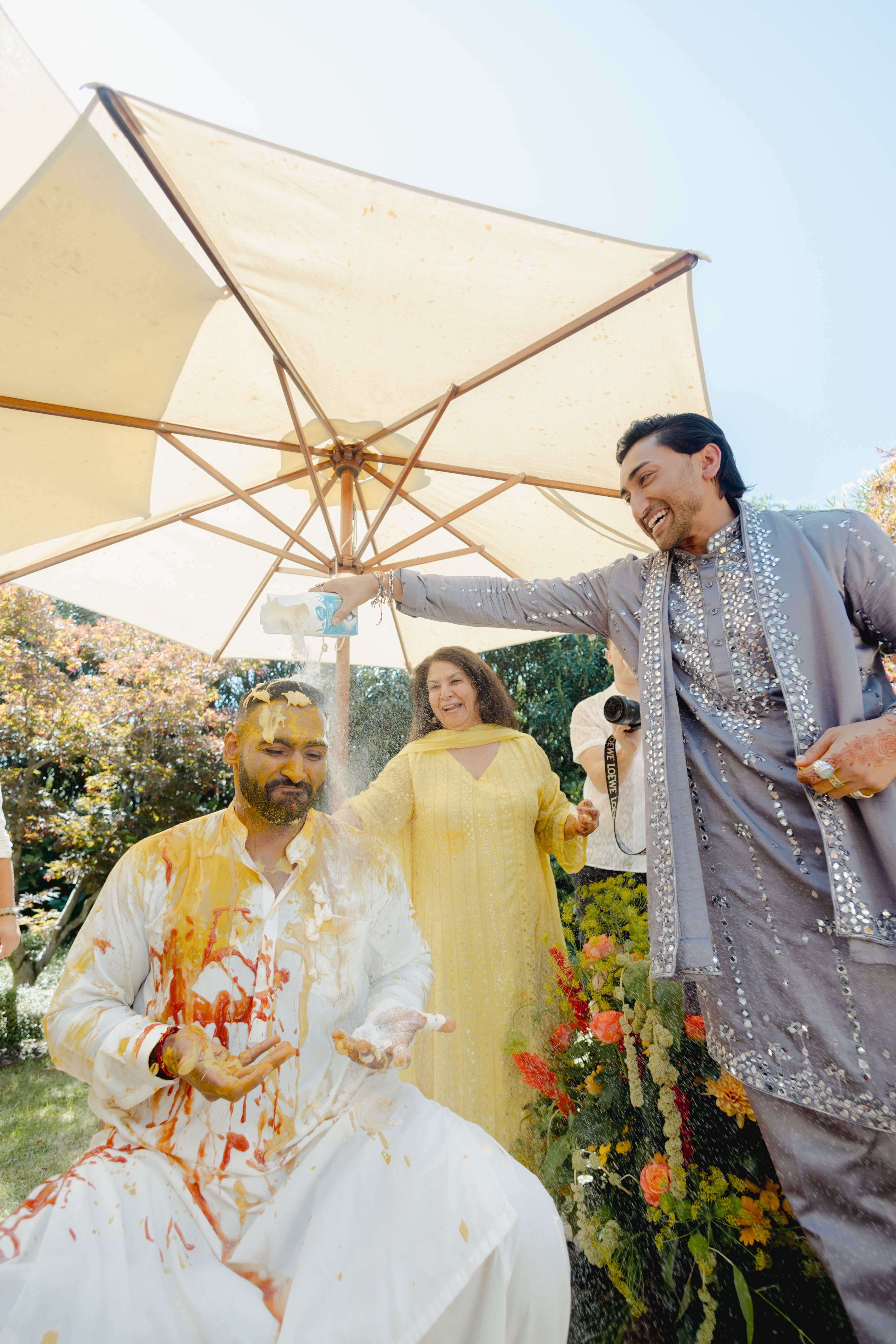 Nikhil's Haldi Mirrorwork Kurta Set